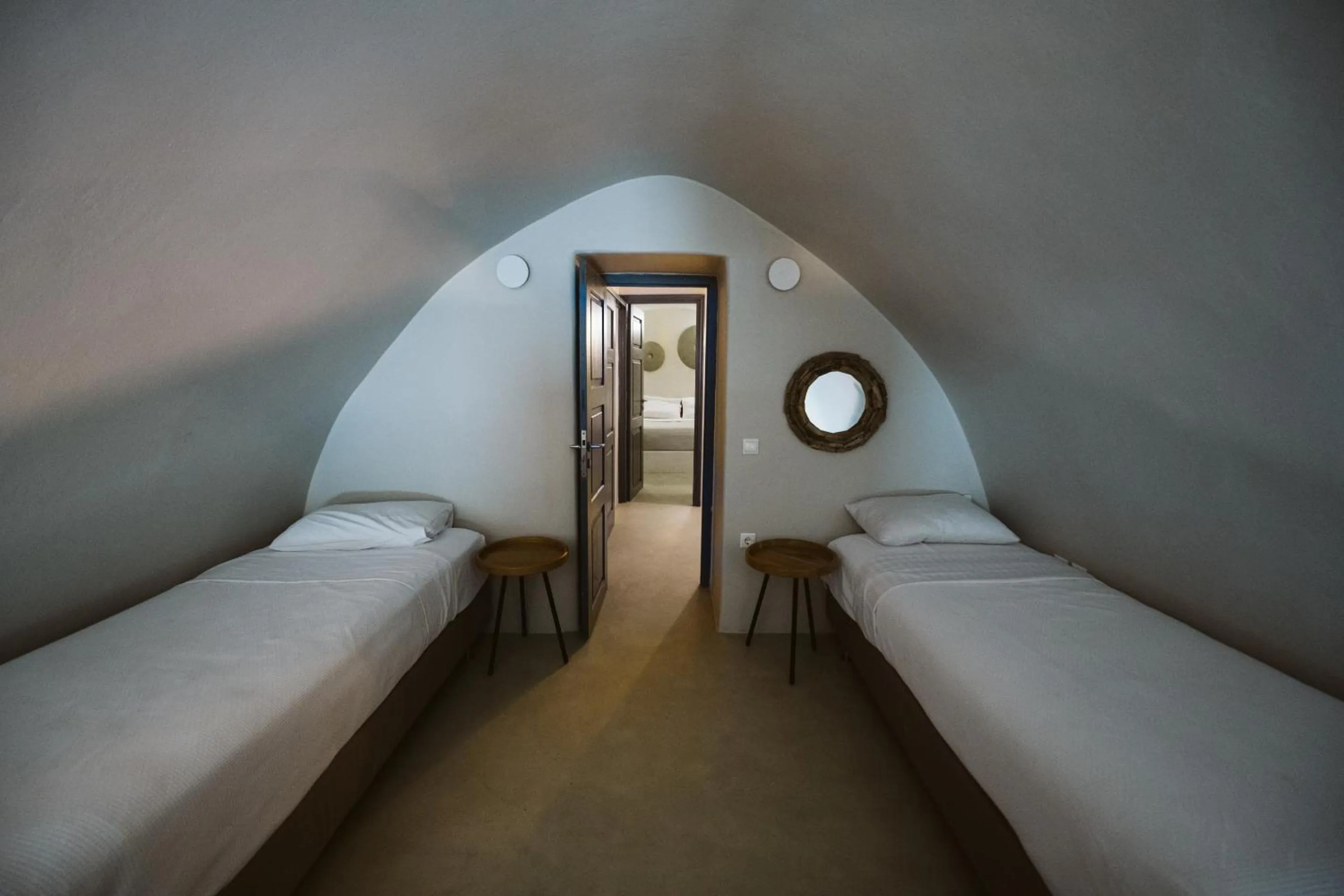 Bedroom, Bed in Alafouzou Cave Loft