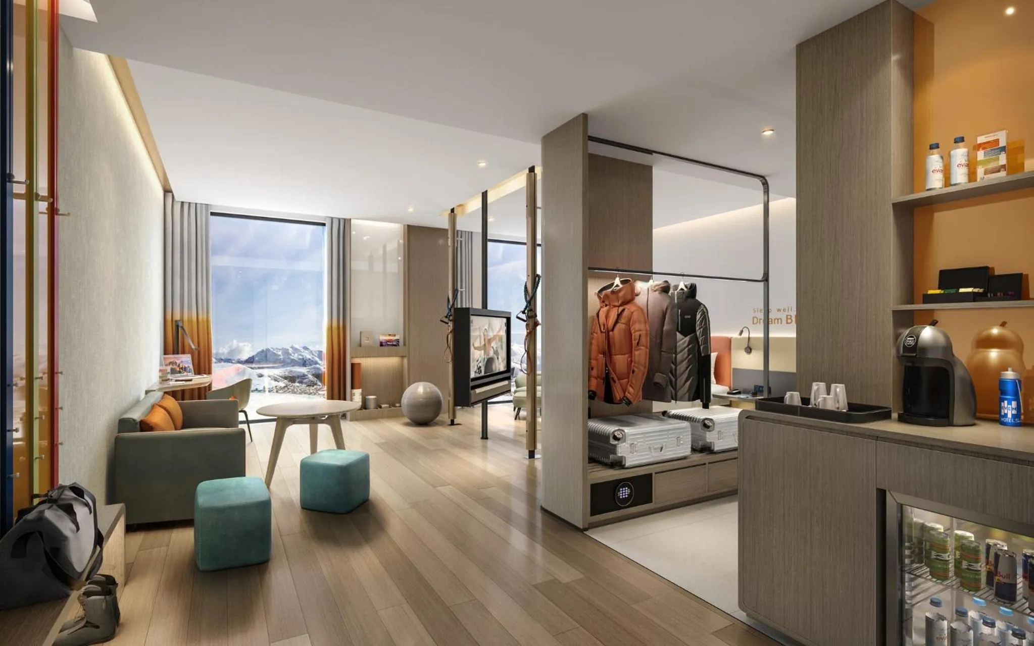 Photo of the whole room in EVEN Hotel Chongli, an IHG Hotel