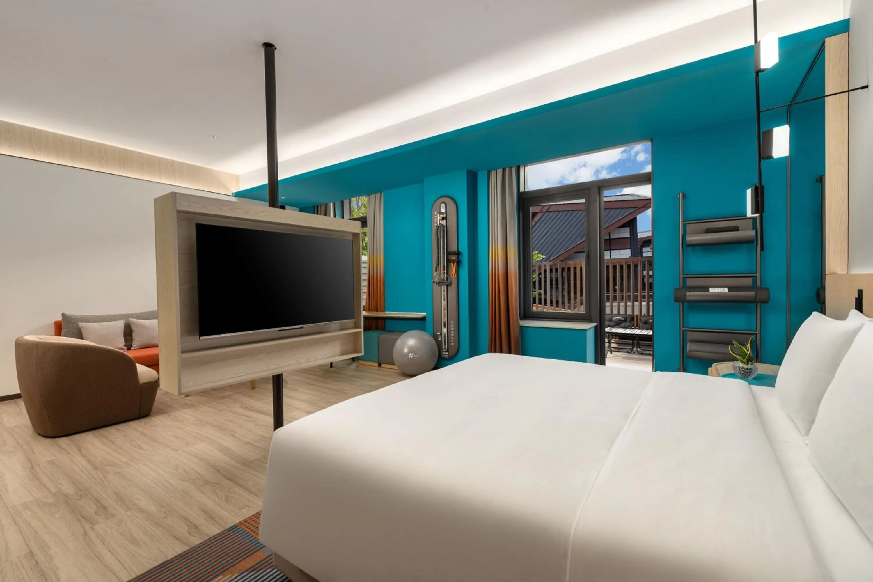 Bedroom in EVEN Hotel Chongli, an IHG Hotel