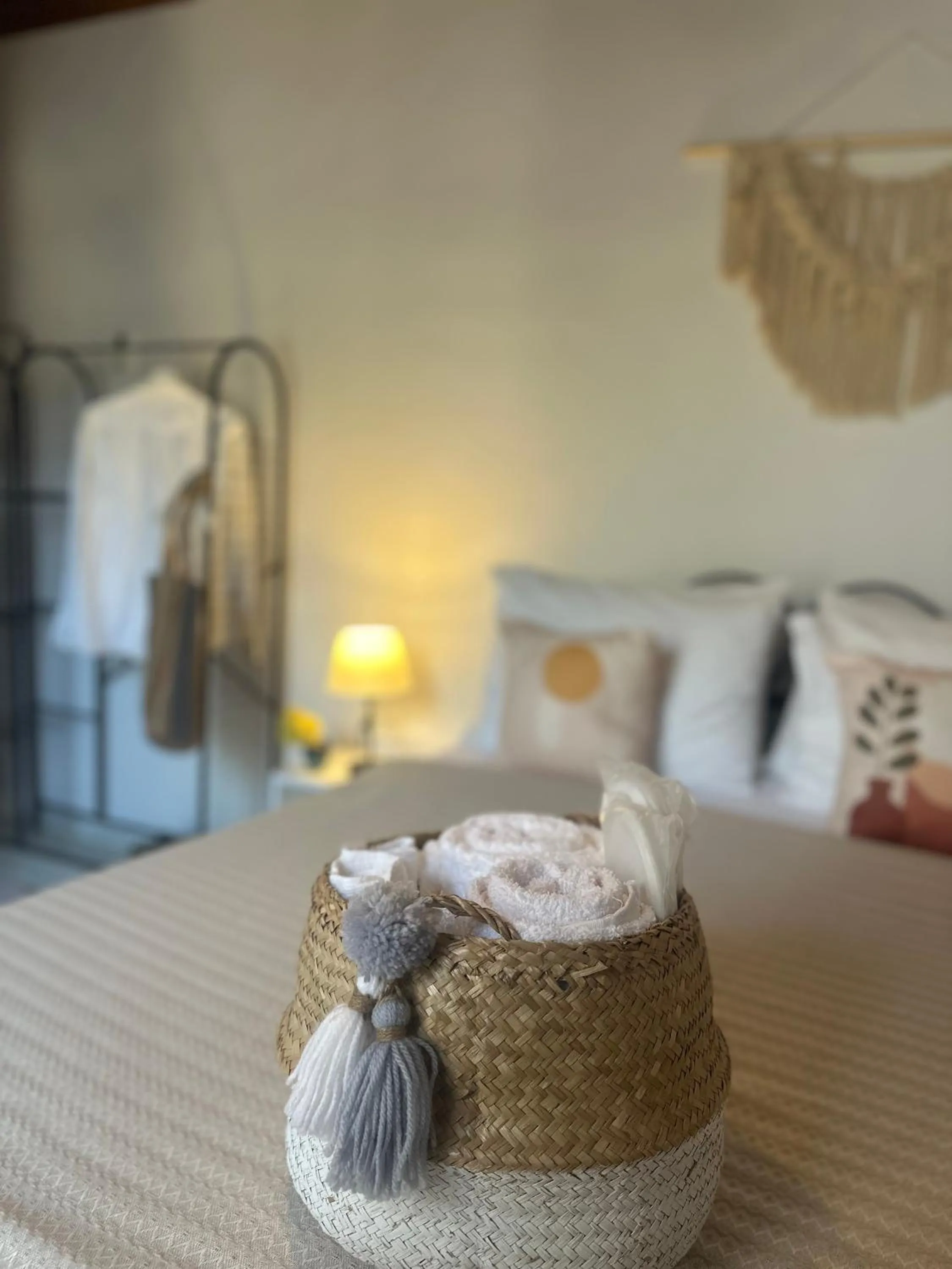 Bed in Kidoni Macaron Guesthouse