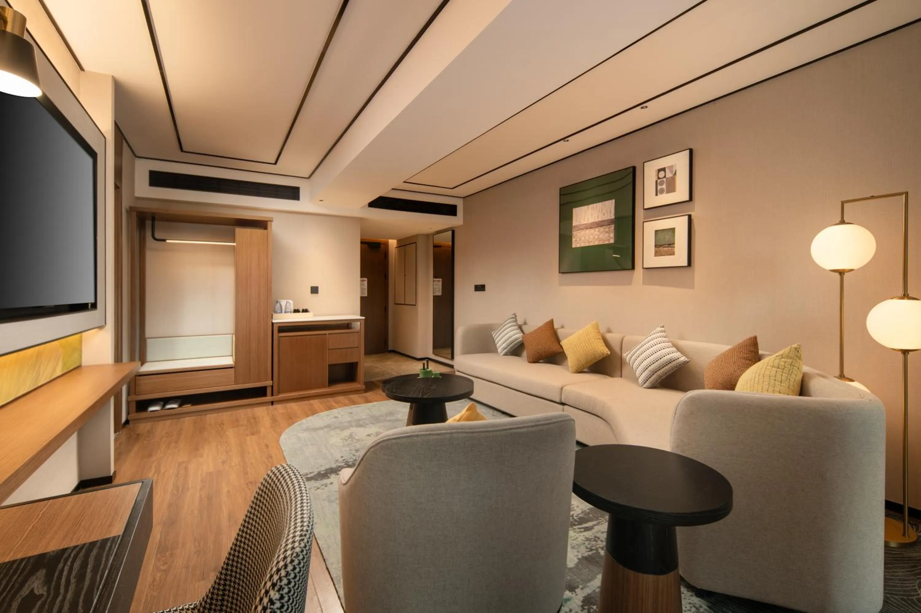 Seating area in Hilton Garden Inn Beijing West Railway Station