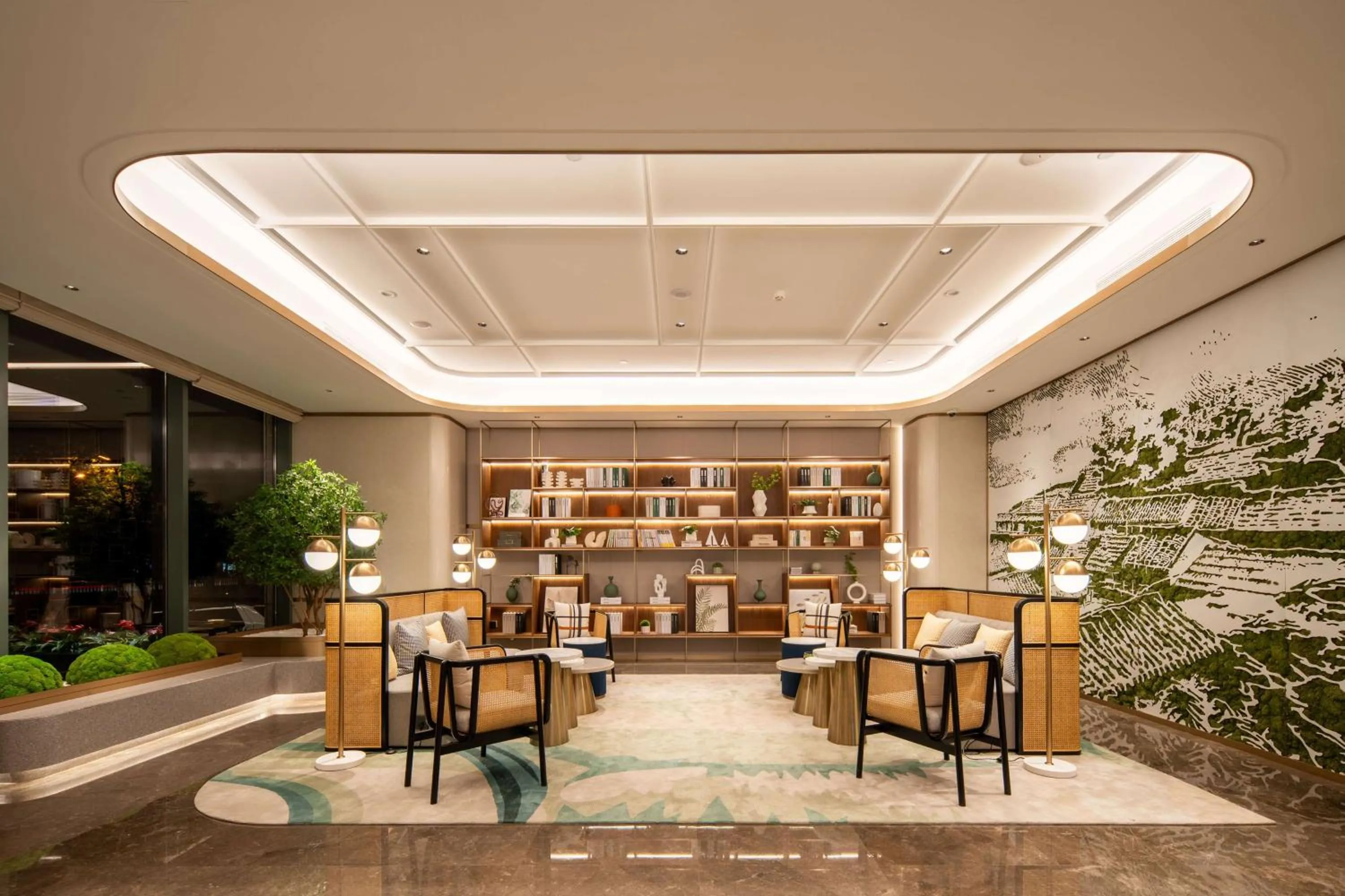 Lobby or reception in Hilton Garden Inn Beijing West Railway Station