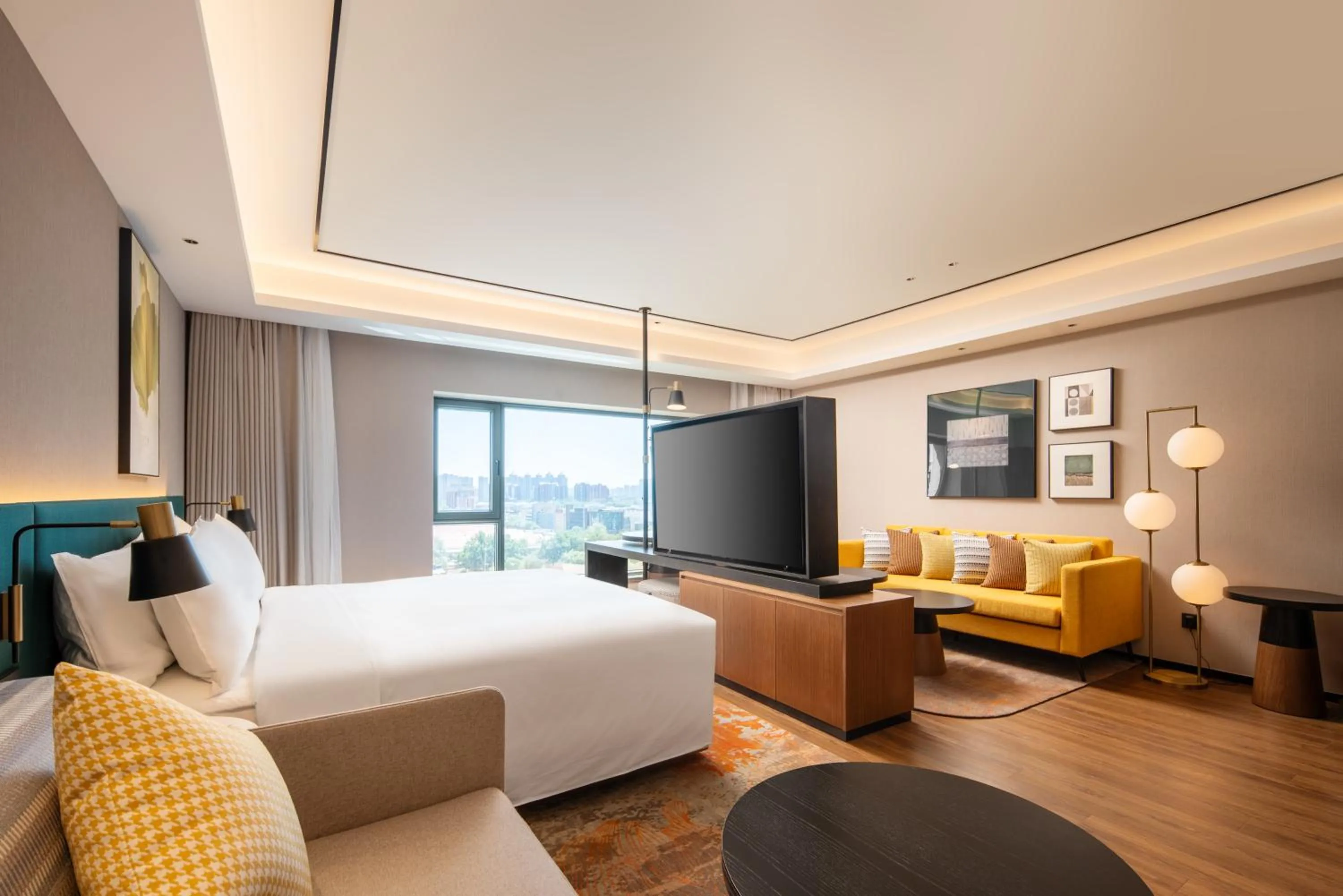 Bed in Hilton Garden Inn Beijing West Railway Station