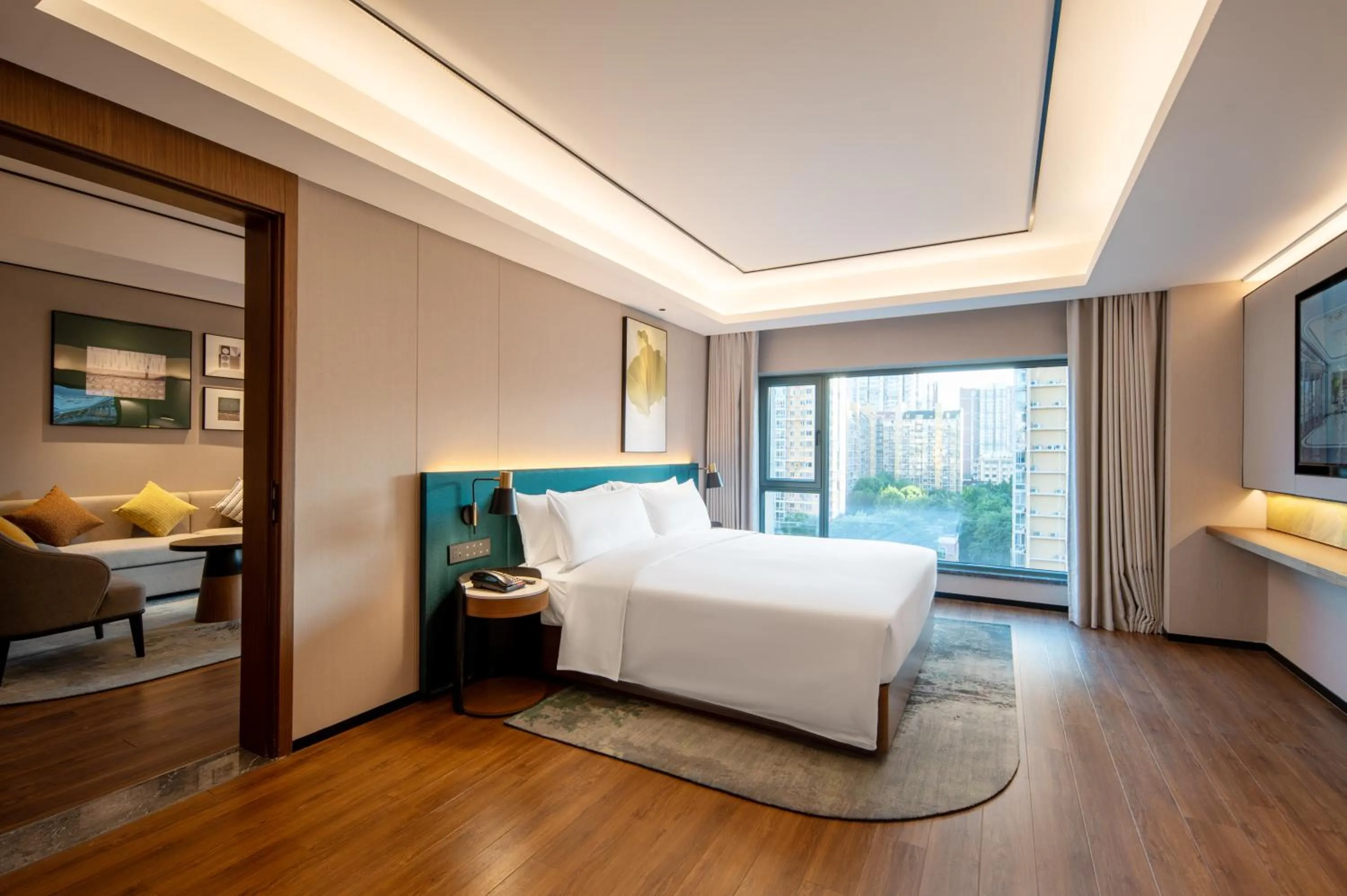 Bed in Hilton Garden Inn Beijing West Railway Station