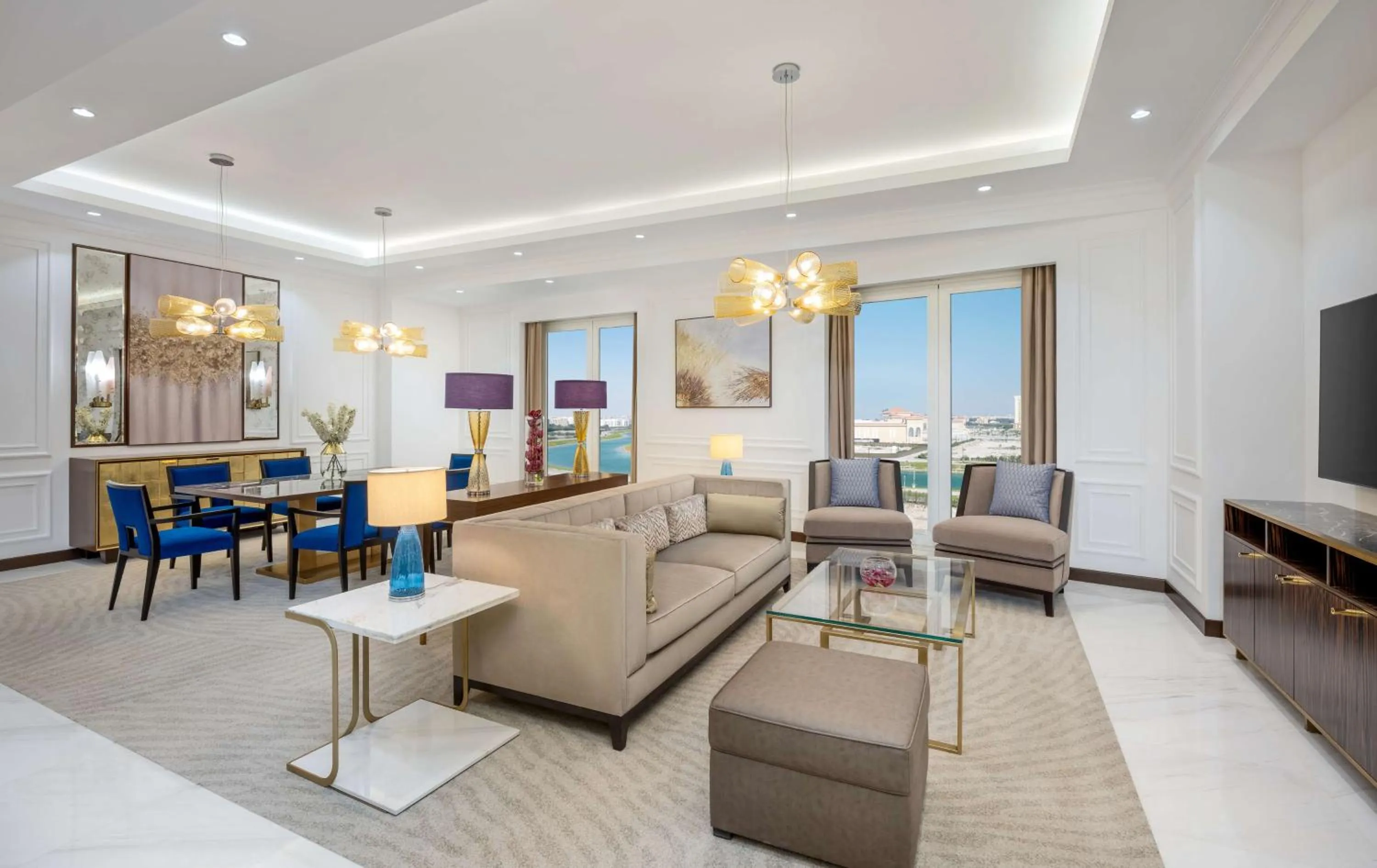 Living room in Hilton Al Khobar King Fahd Causeway