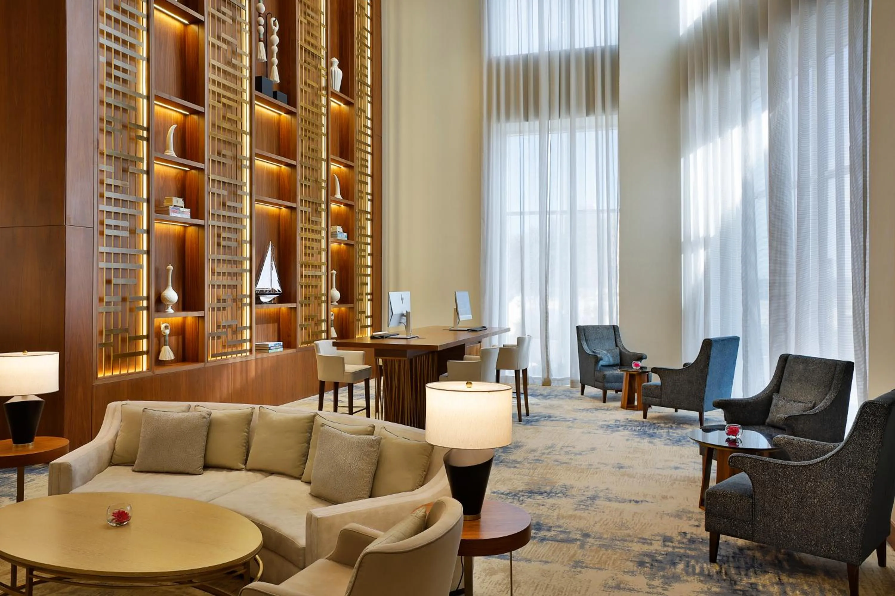 Lobby or reception in Hilton Al Khobar King Fahd Causeway