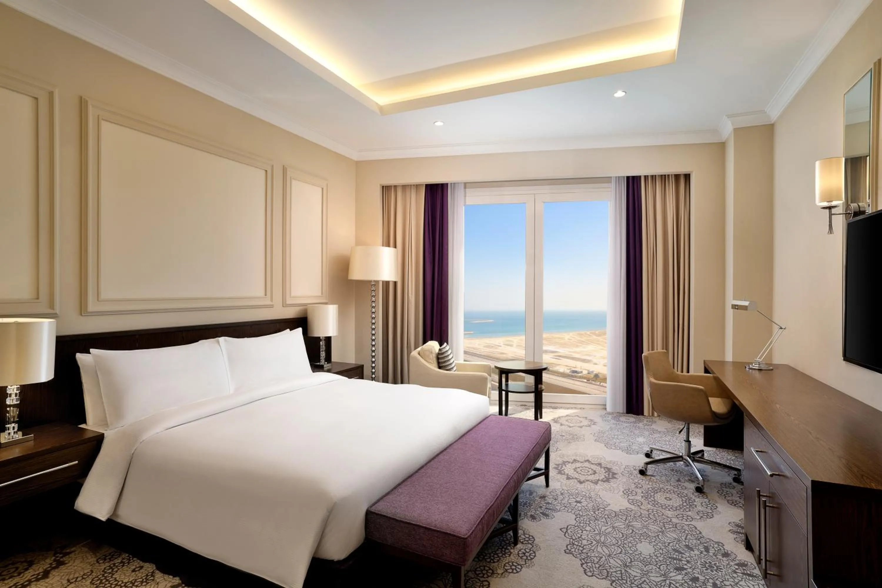 Bed in Hilton Al Khobar King Fahd Causeway