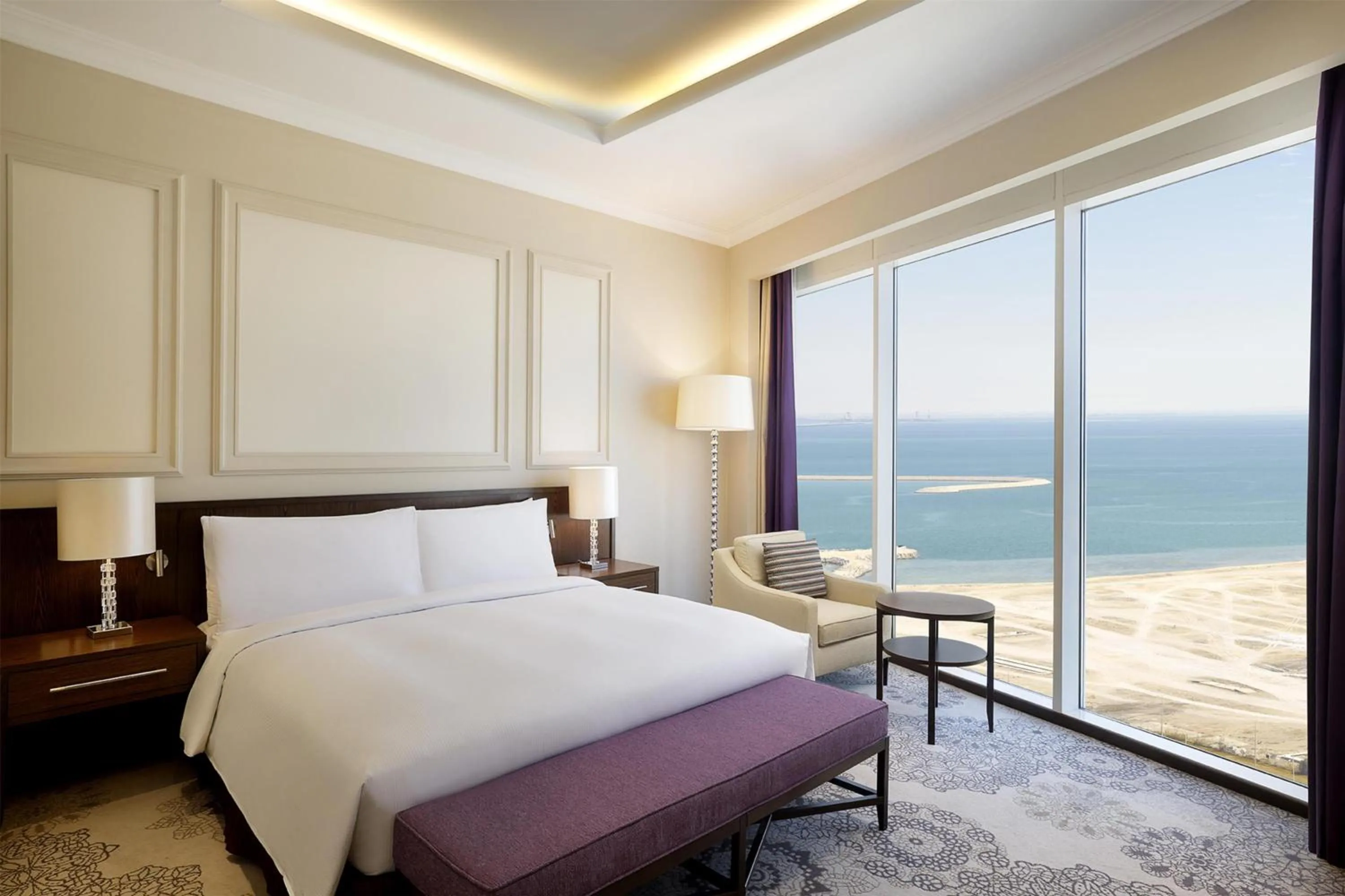 Bed in Hilton Al Khobar King Fahd Causeway