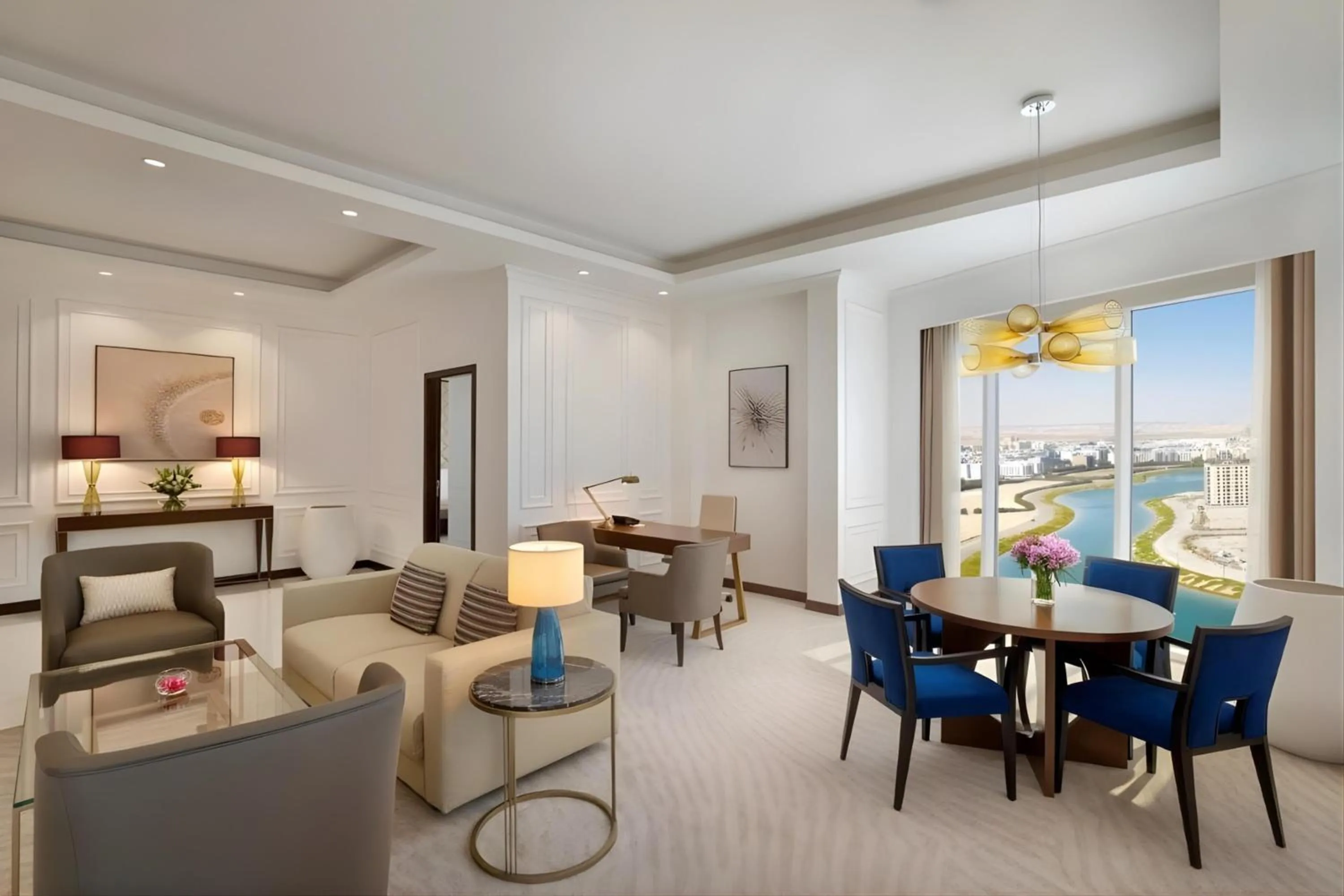 Living room in Hilton Al Khobar King Fahd Causeway