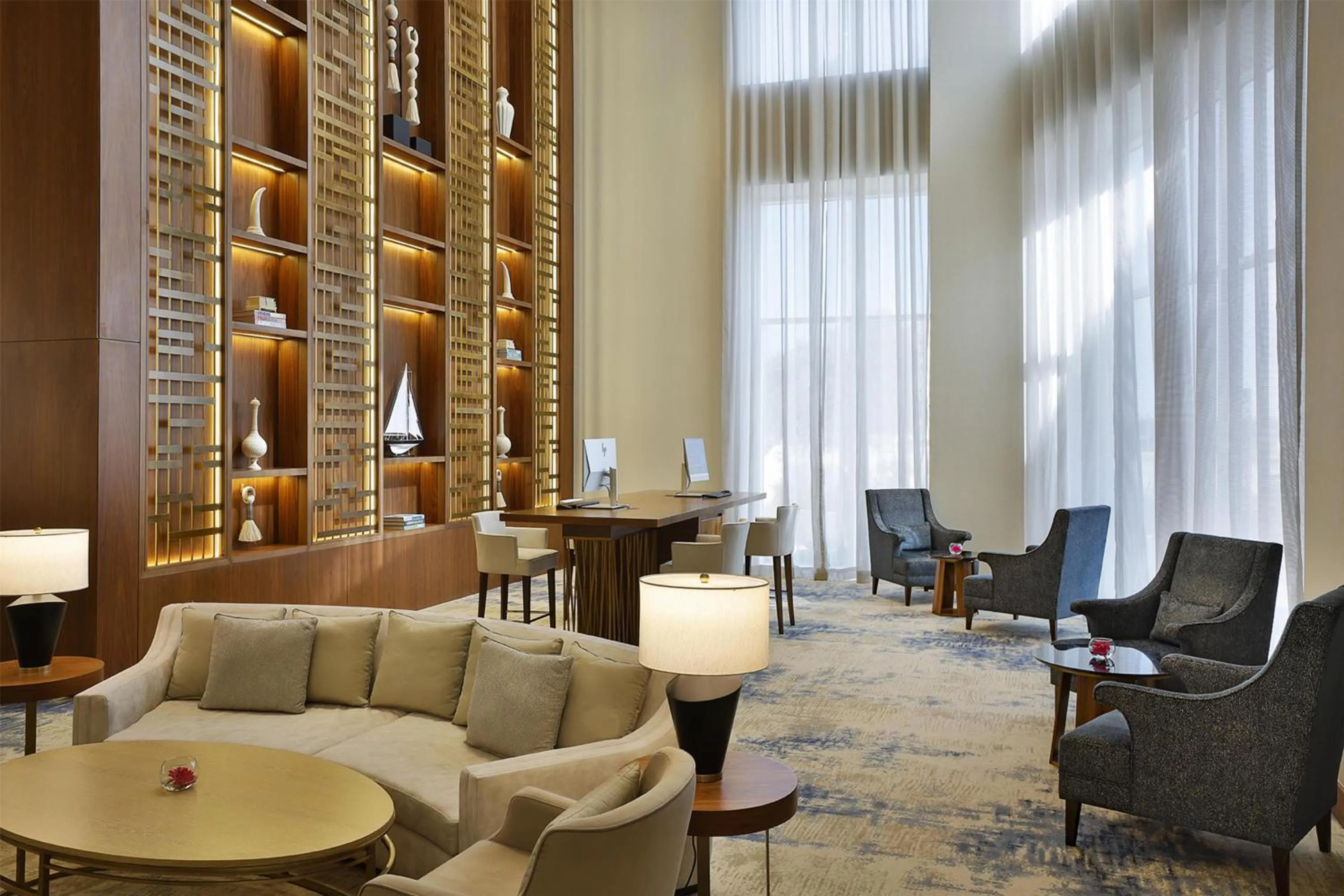 Lobby or reception in Hilton Al Khobar King Fahd Causeway