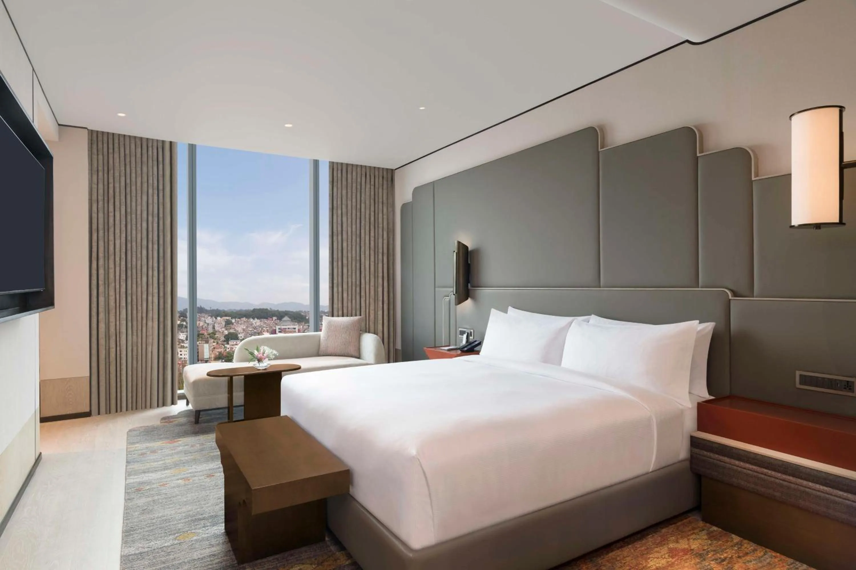 Bed in Hilton Kathmandu