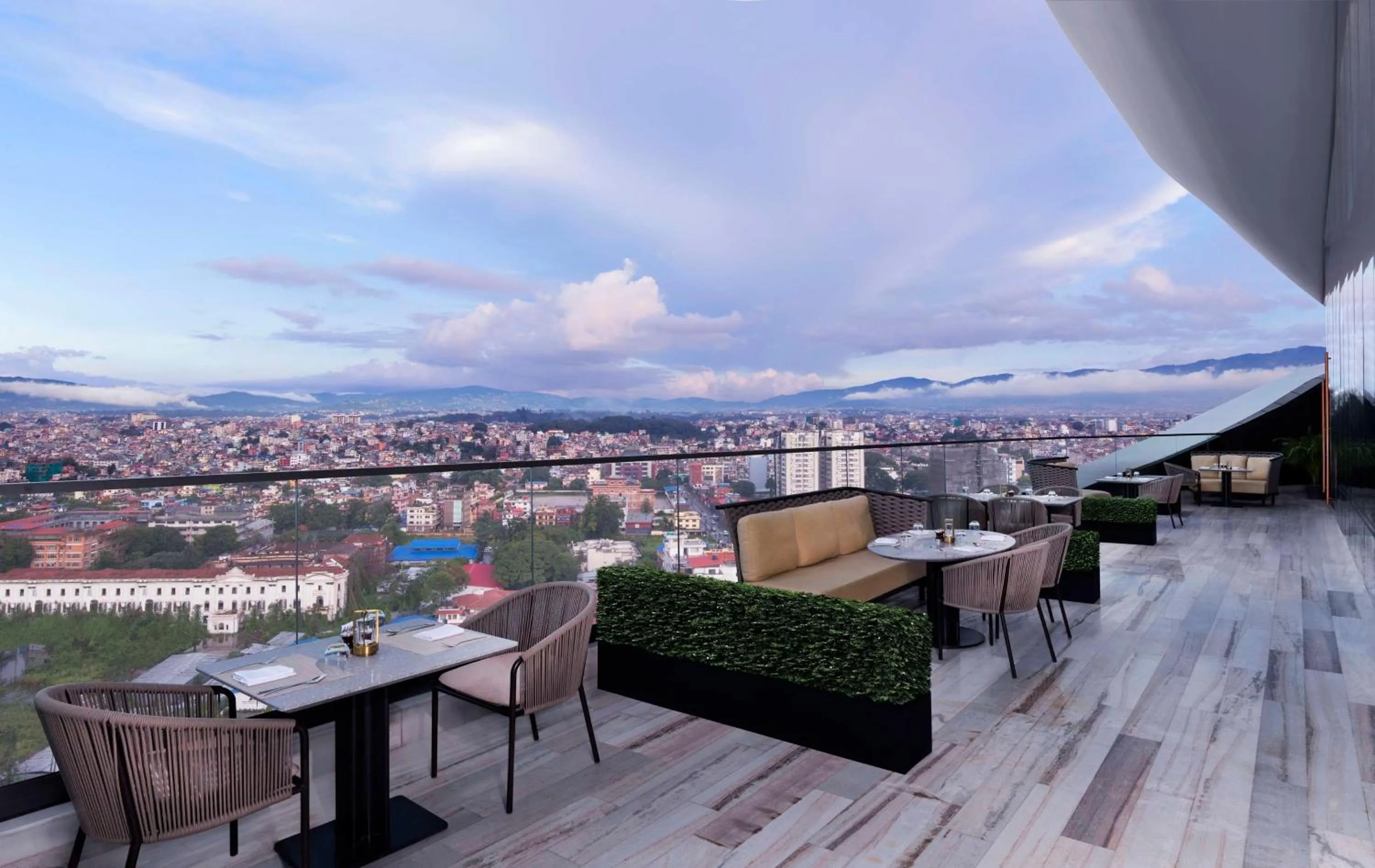 Patio in Hilton Kathmandu