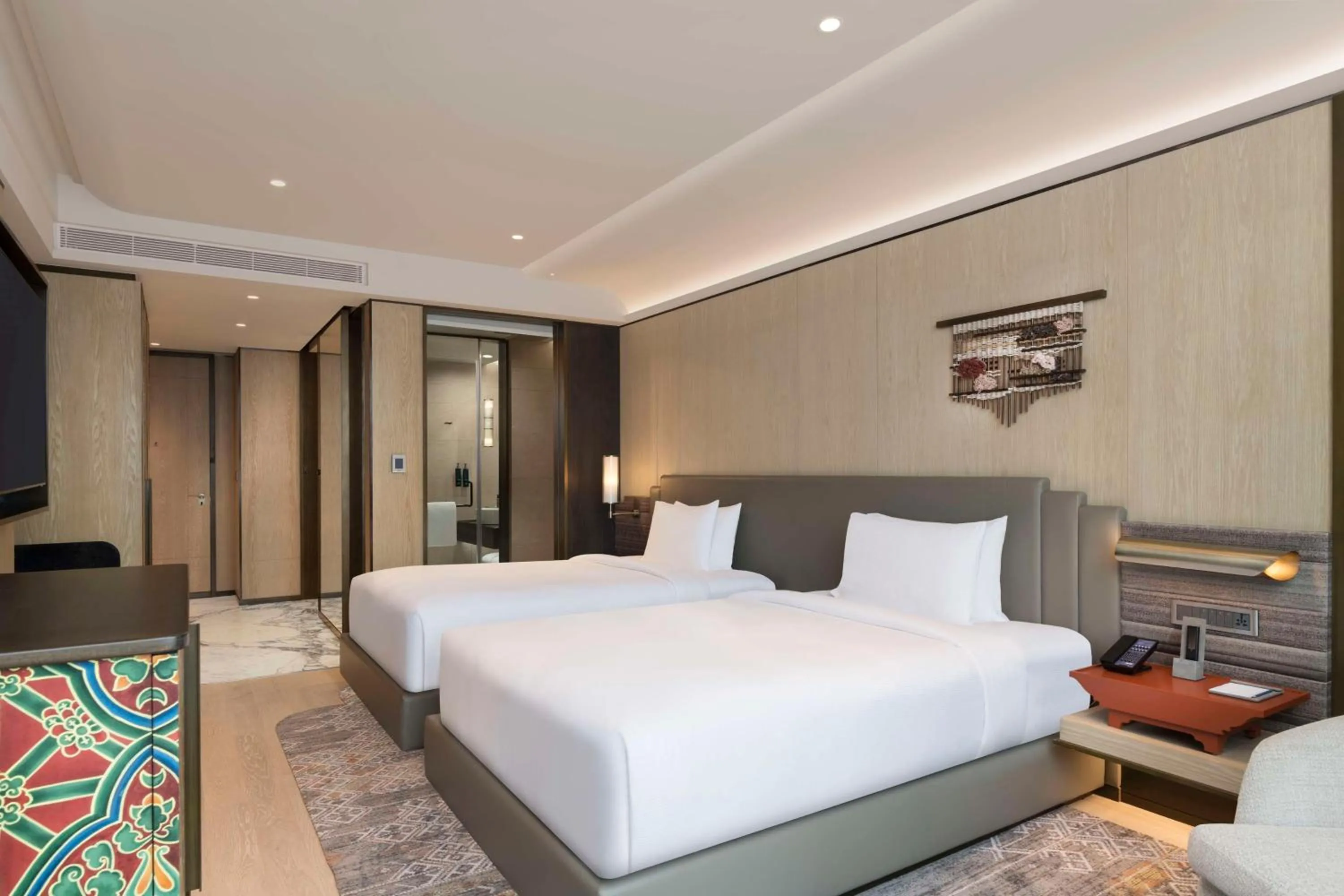 Bed in Hilton Kathmandu