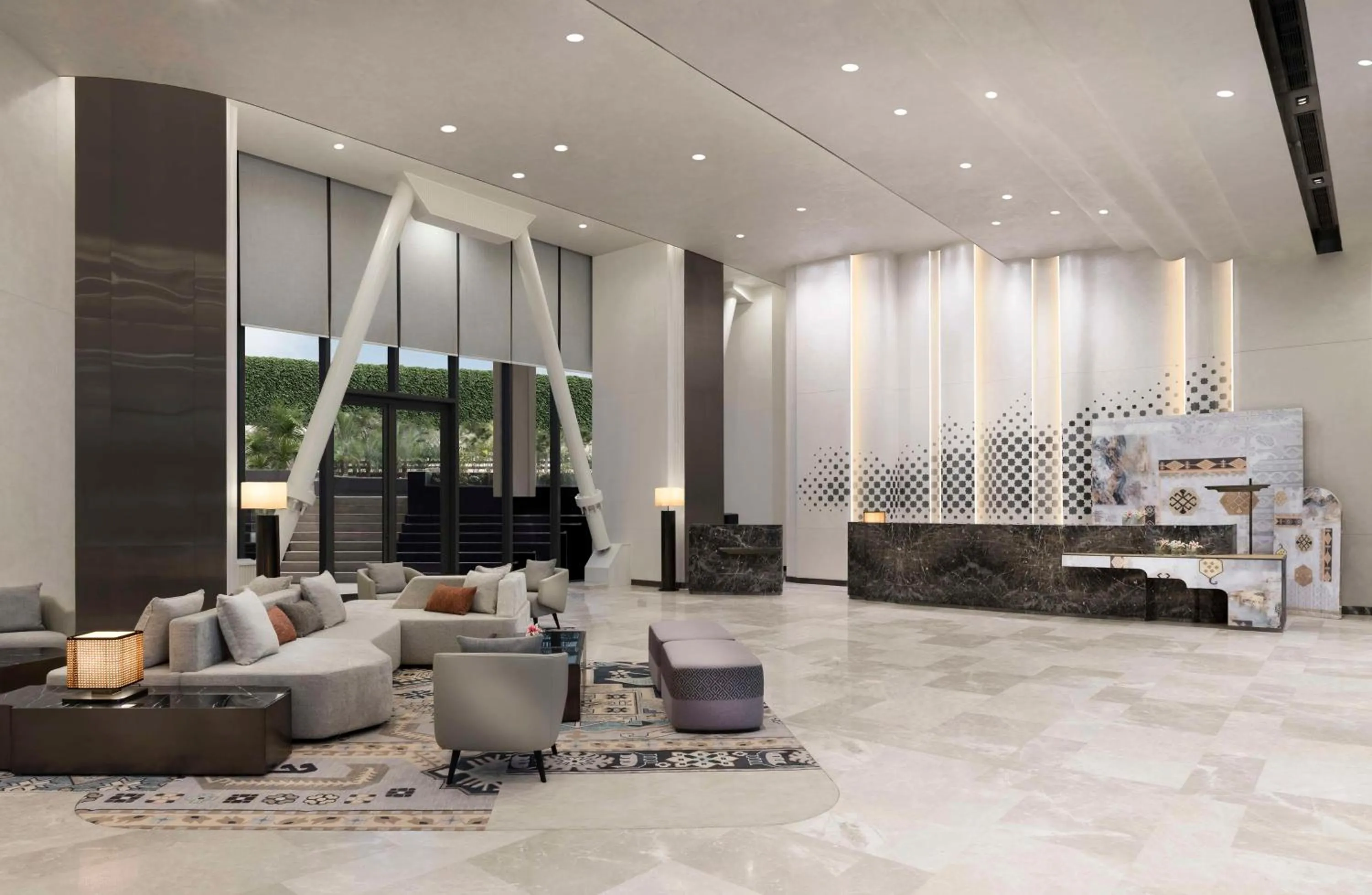 Lobby or reception in Hilton Kathmandu