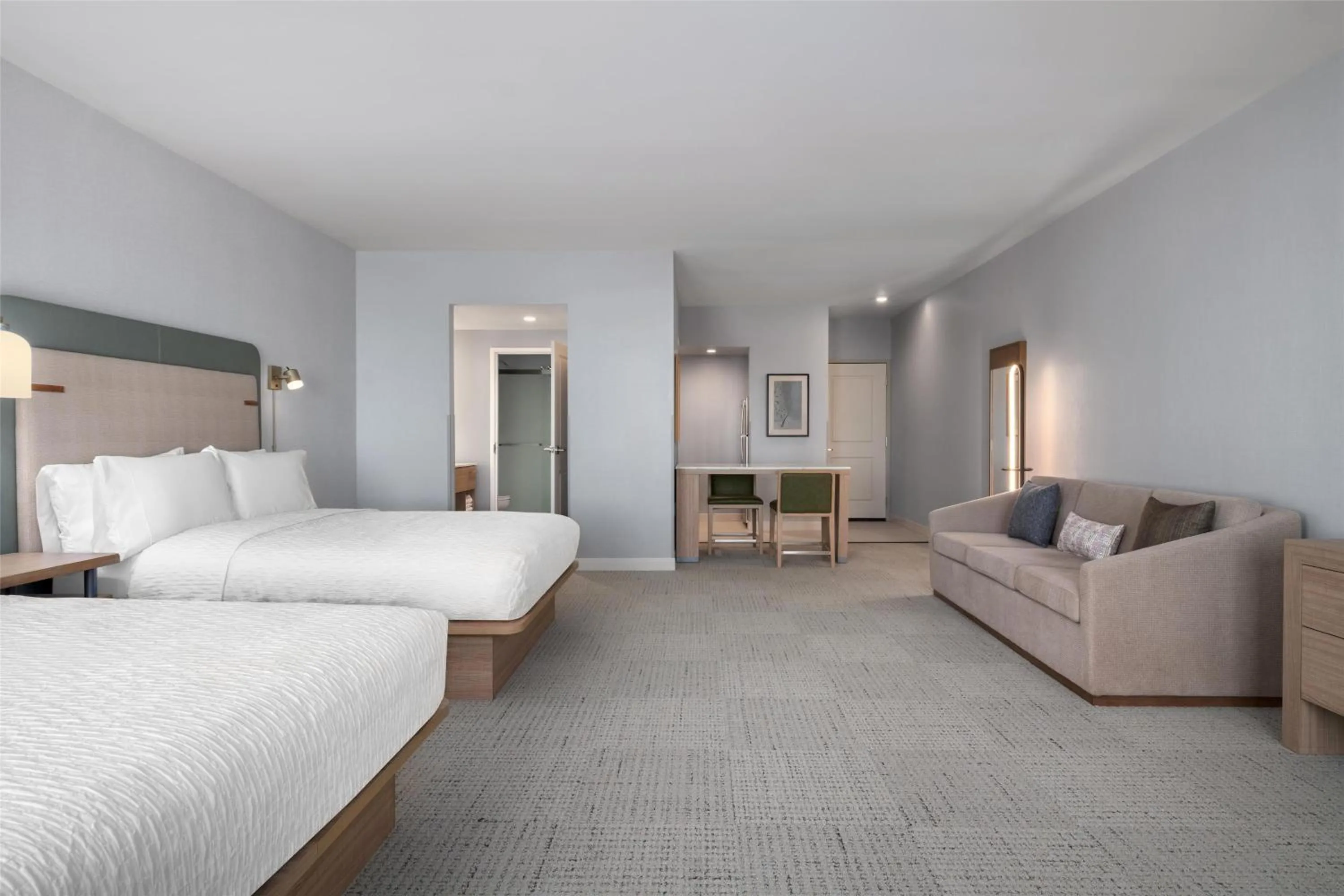 Bed in Homewood Suites By Hilton Fremont