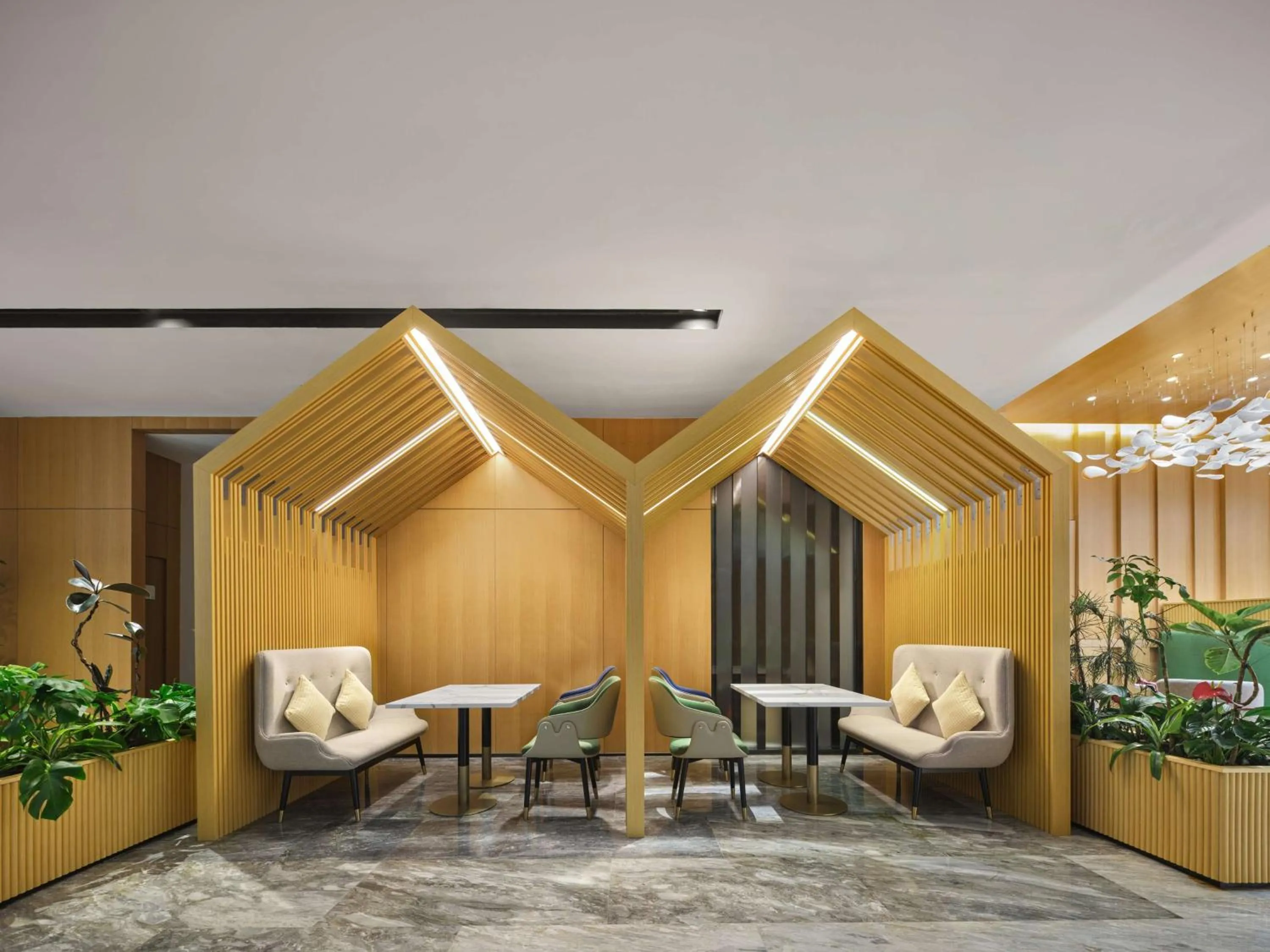 Lobby or reception in Hilton Garden Inn Jinzhong Yuci