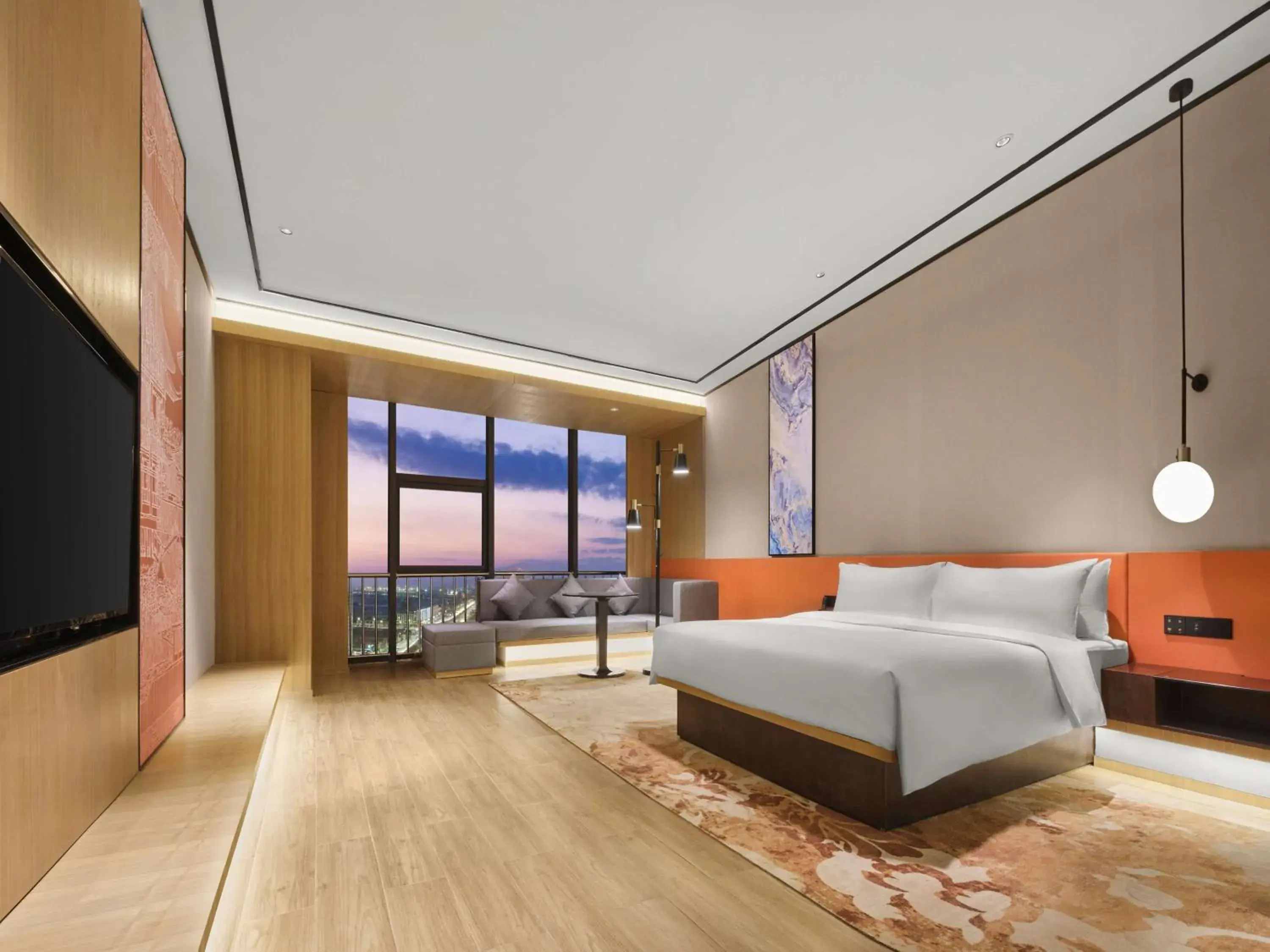 Deluxe King Room in Hilton Garden Inn Jinzhong Yuci Deluxe King Room in Hilton Garden Inn Jinzhong Yuci