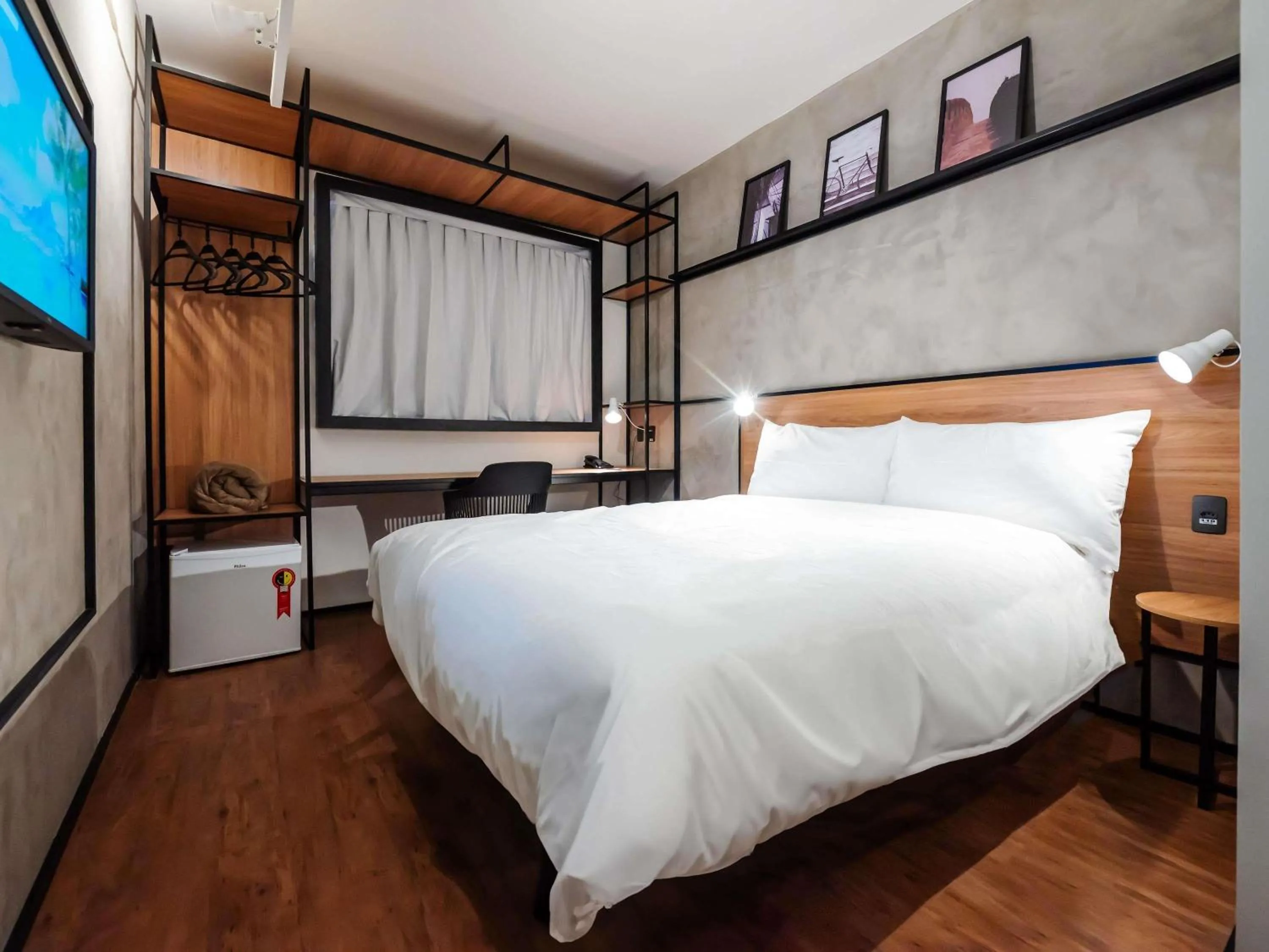 Bedroom, Bed in ibis Lavras