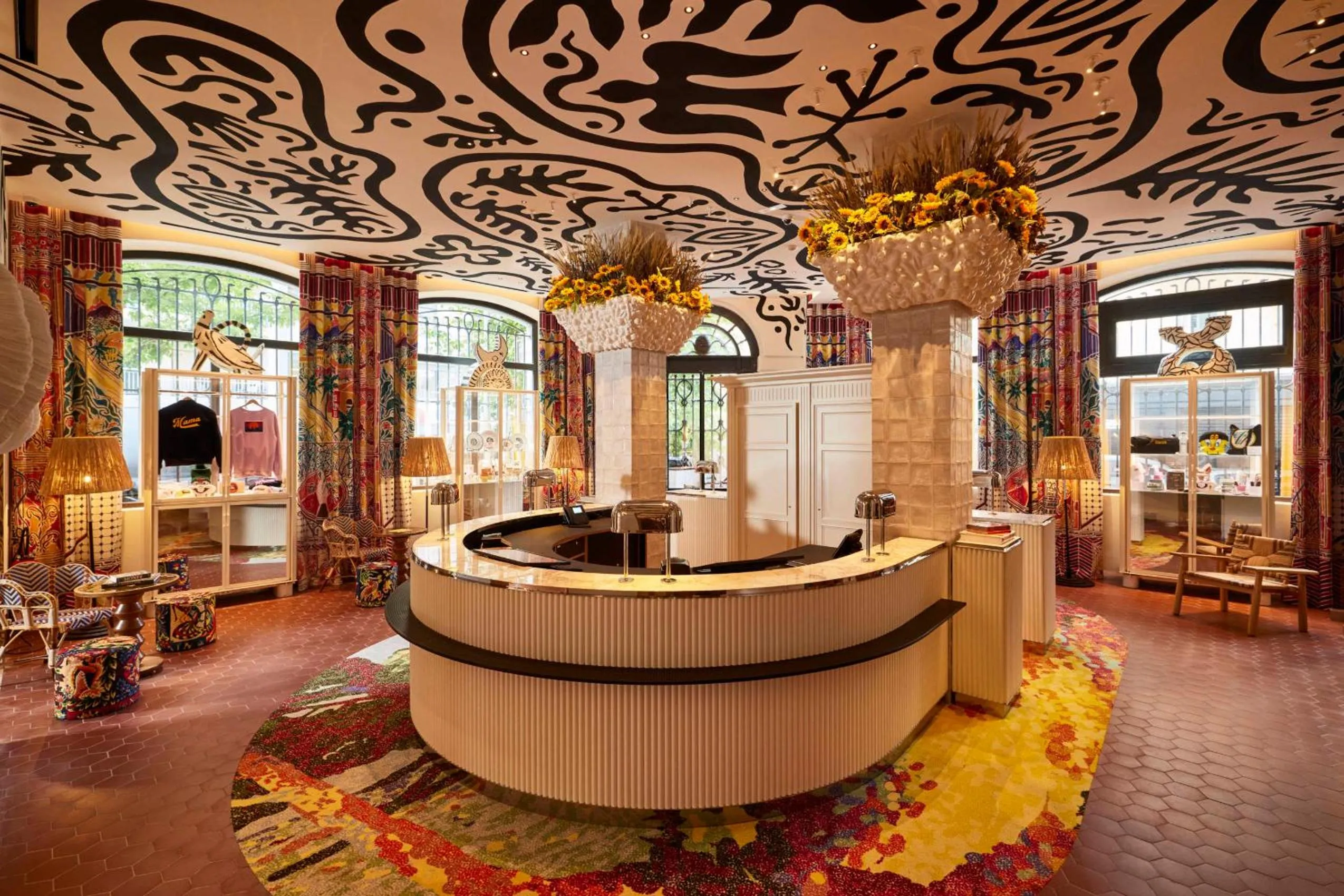 Lobby or reception in Mama Shelter Nice