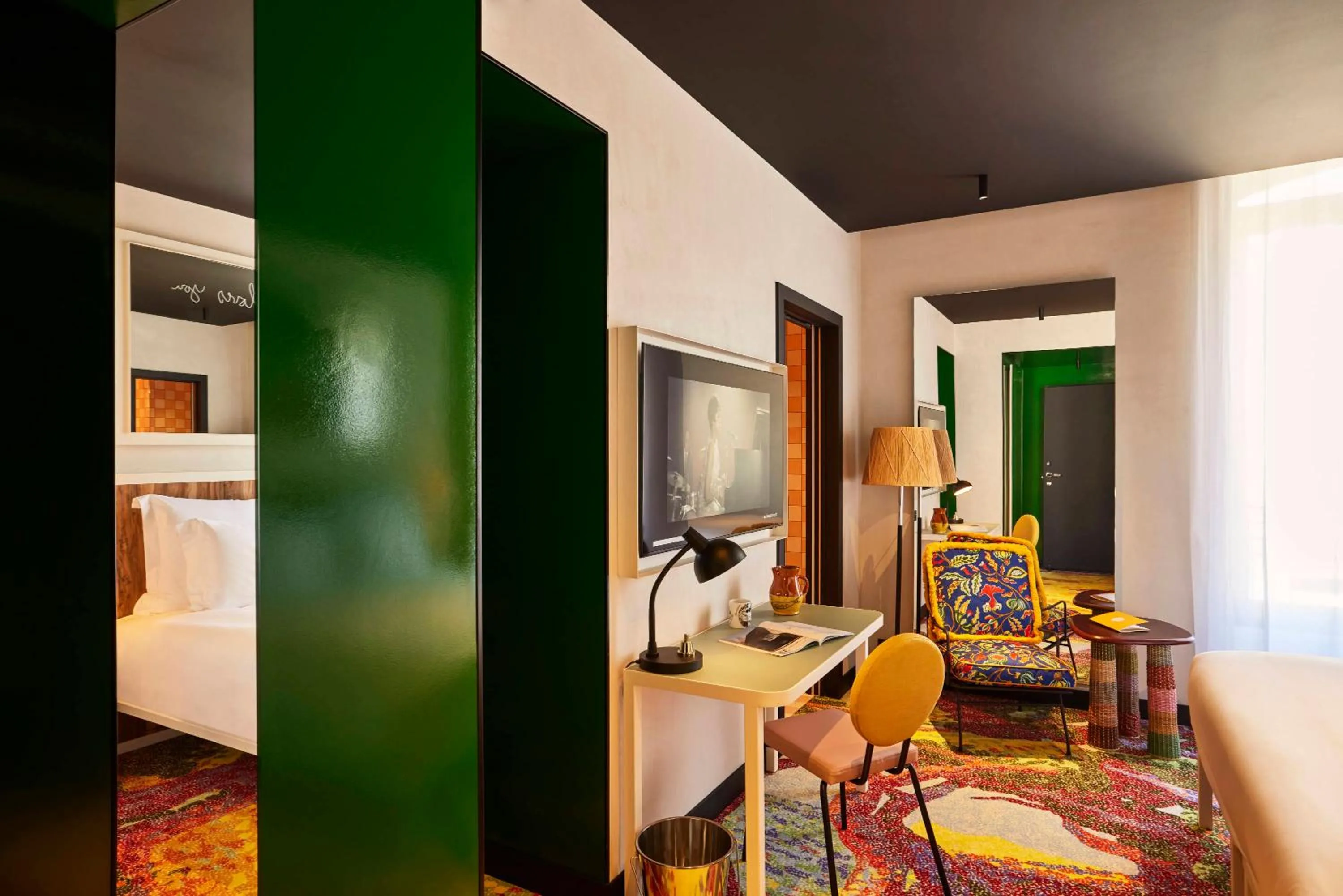 Bed in Mama Shelter Nice