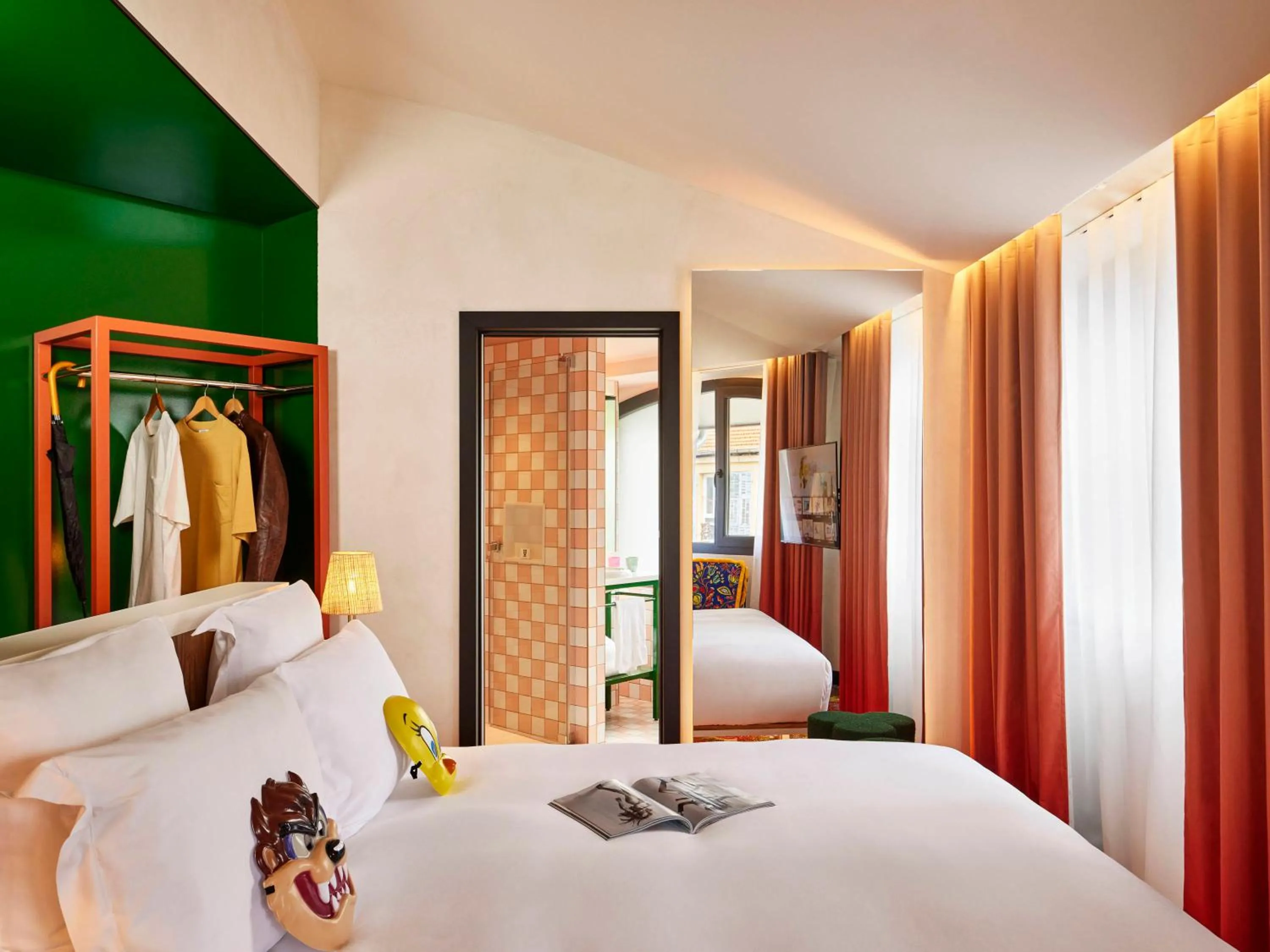 Bed in Mama Shelter Nice