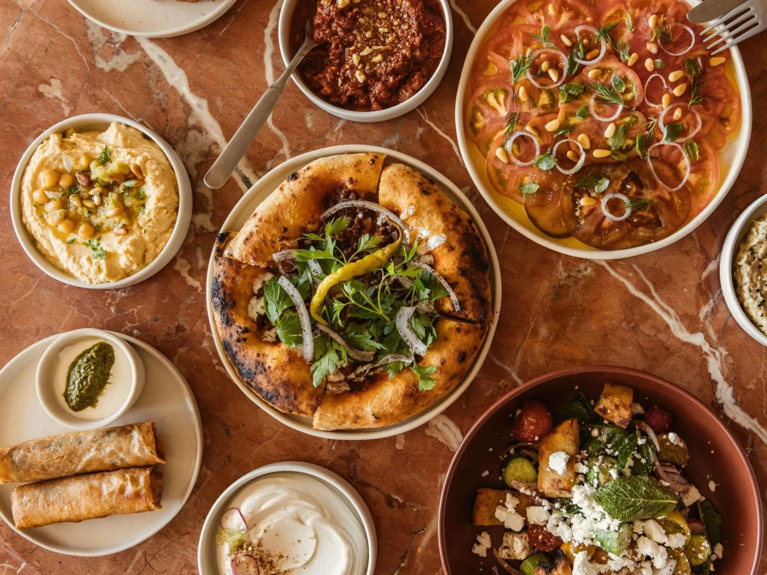 Restaurant/places to eat in SLS Barcelona