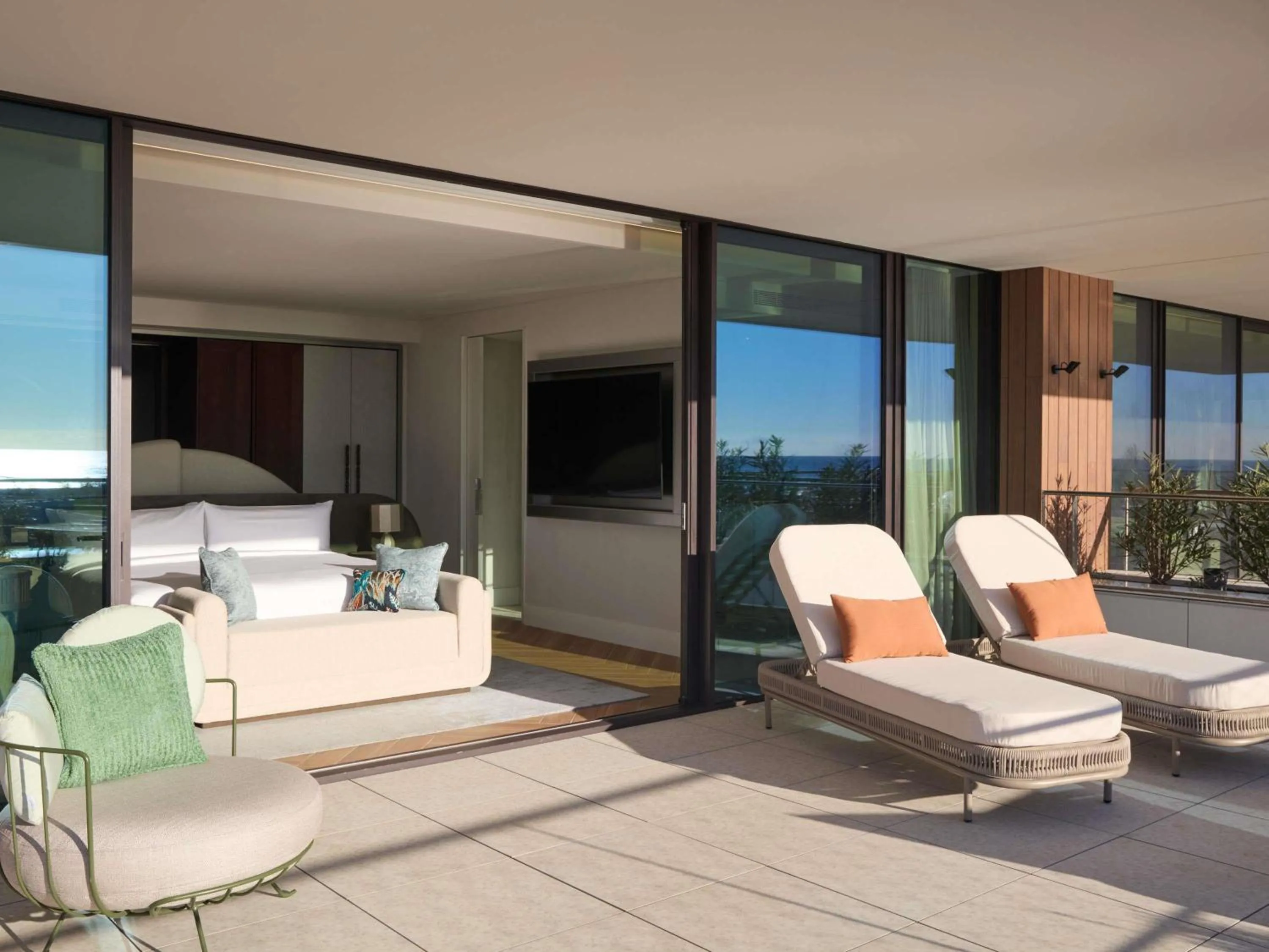 Photo of the whole room in SLS Barcelona