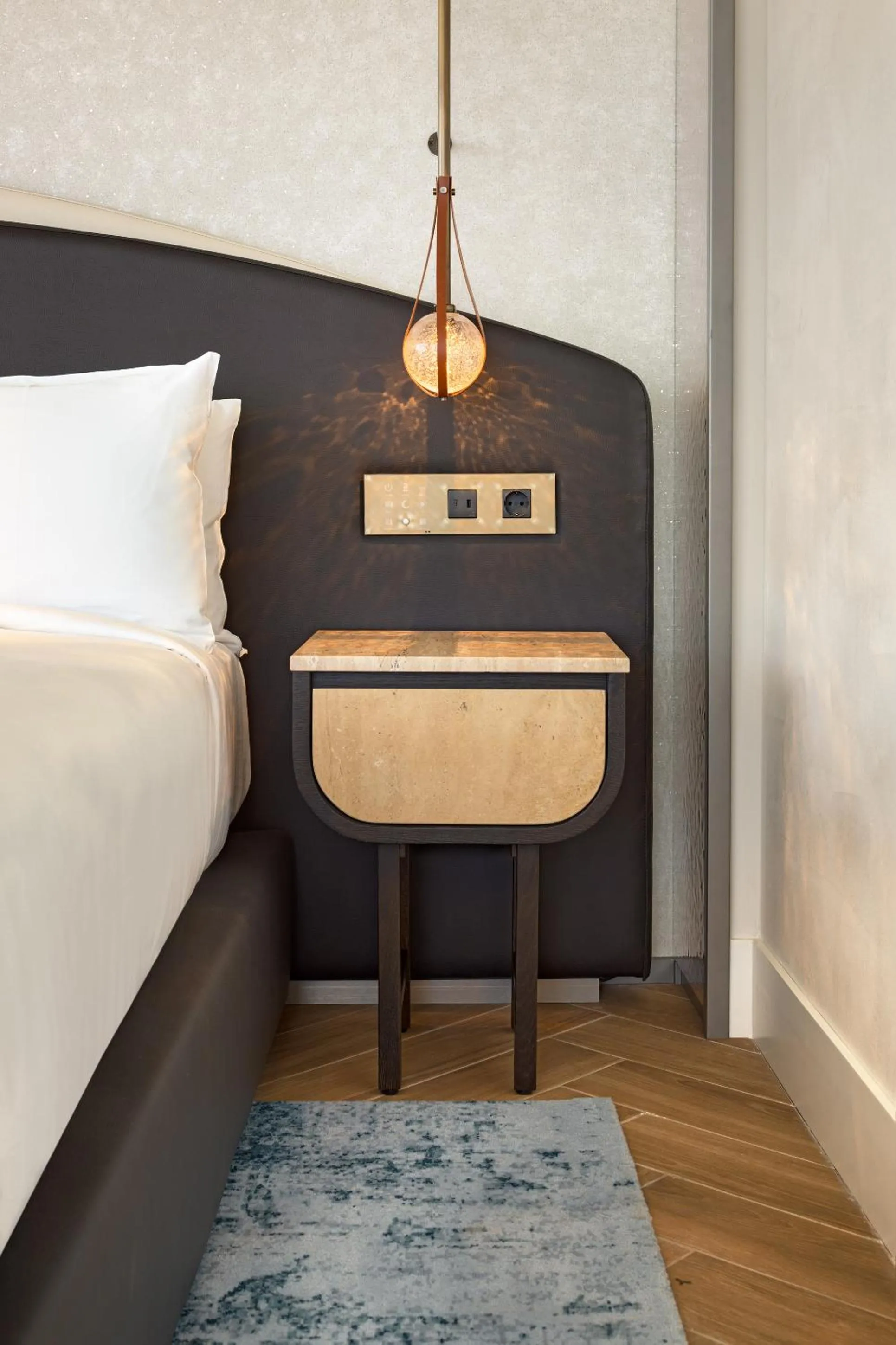 Bed in SLS Barcelona