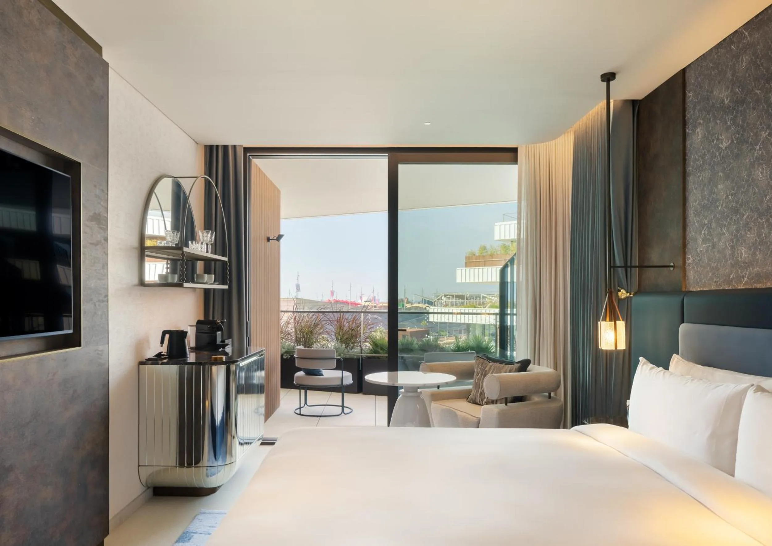 Bed in SLS Barcelona