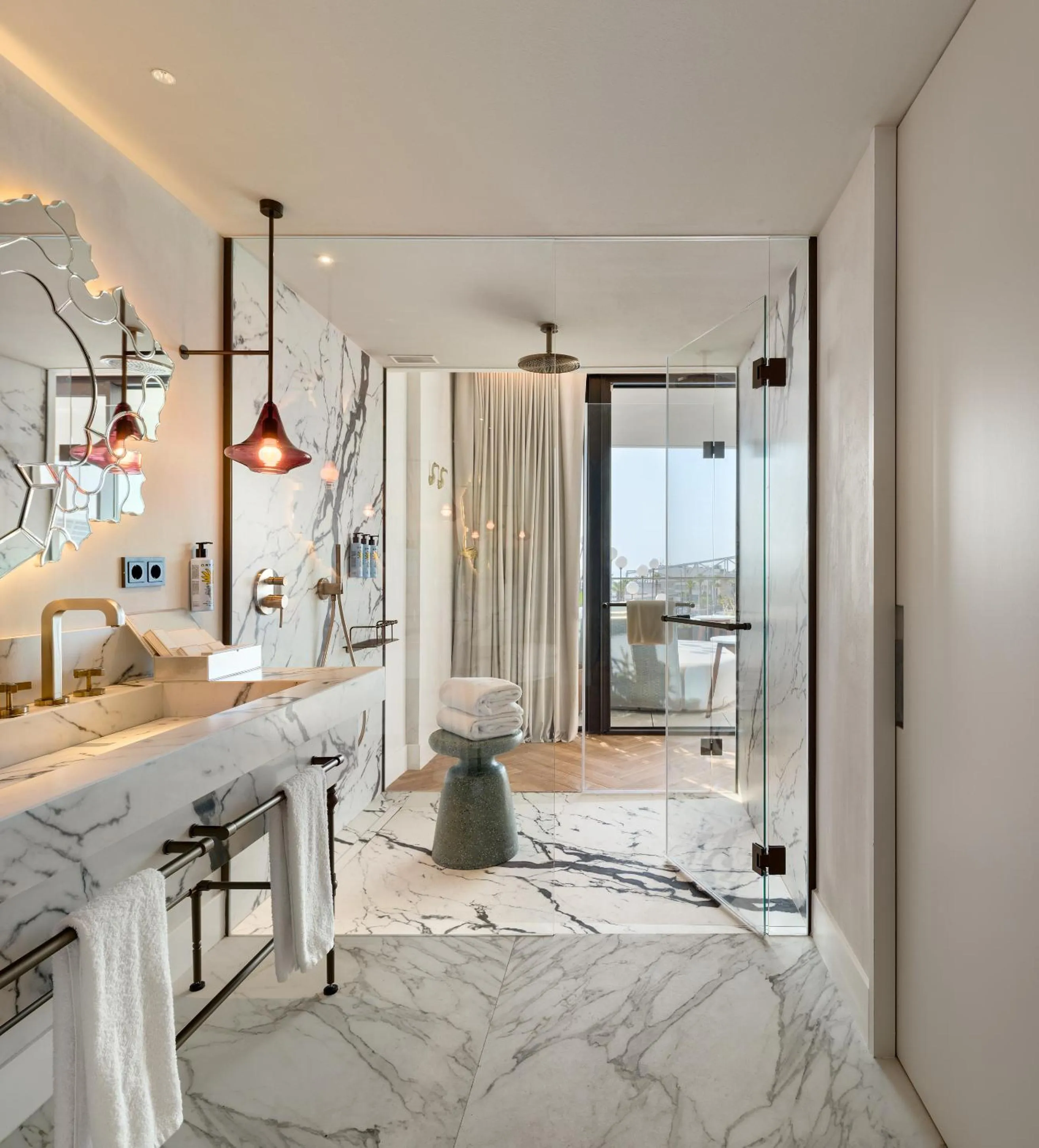 Bed in SLS Barcelona