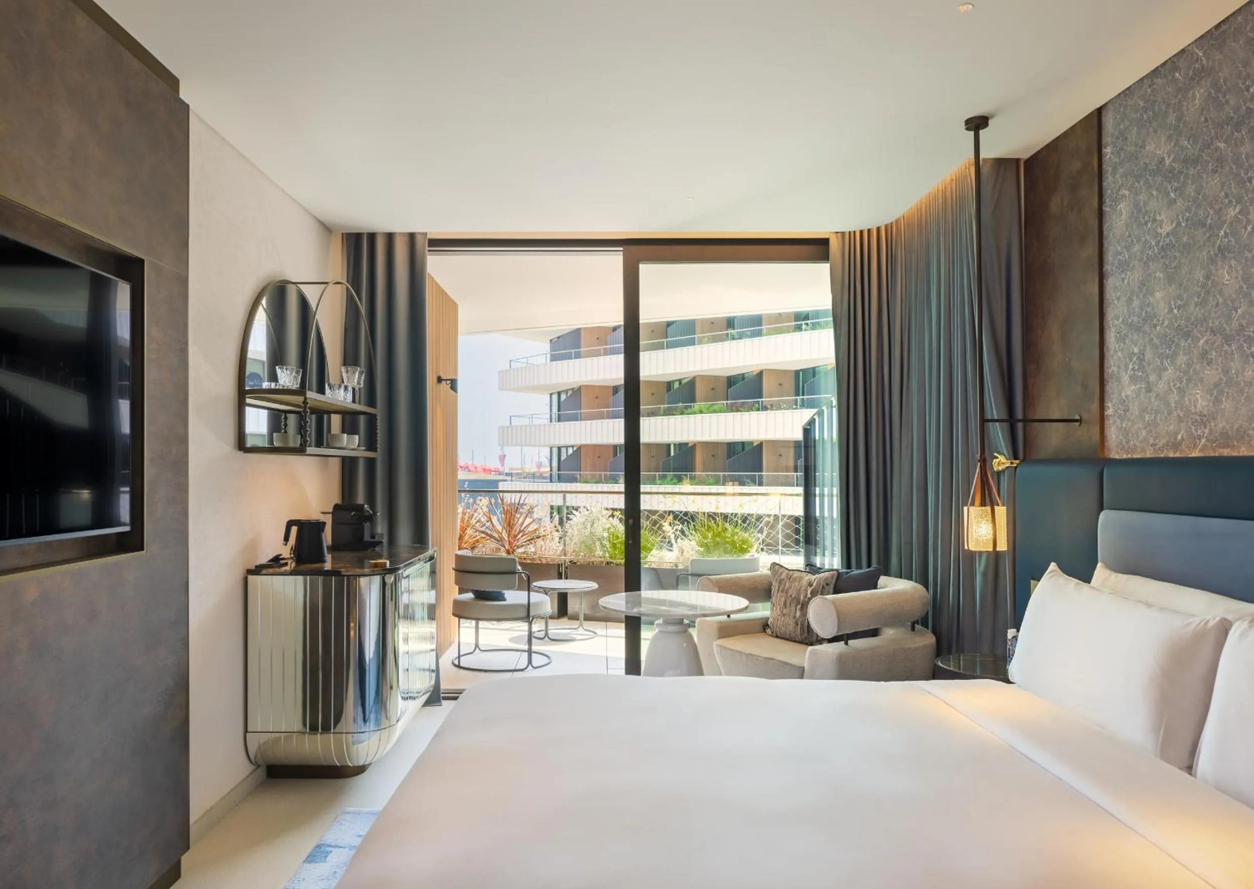 Bed in SLS Barcelona