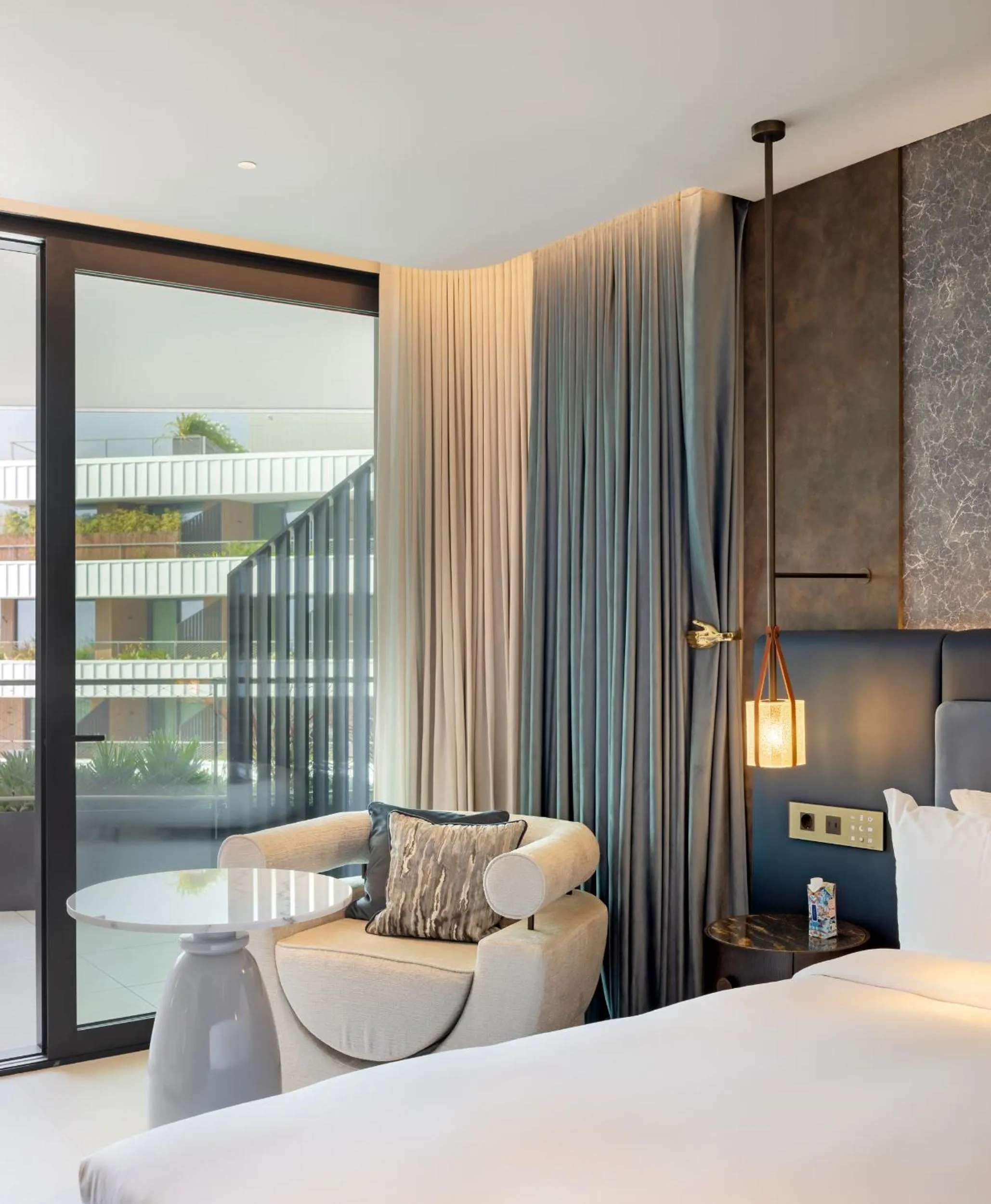 Bed in SLS Barcelona