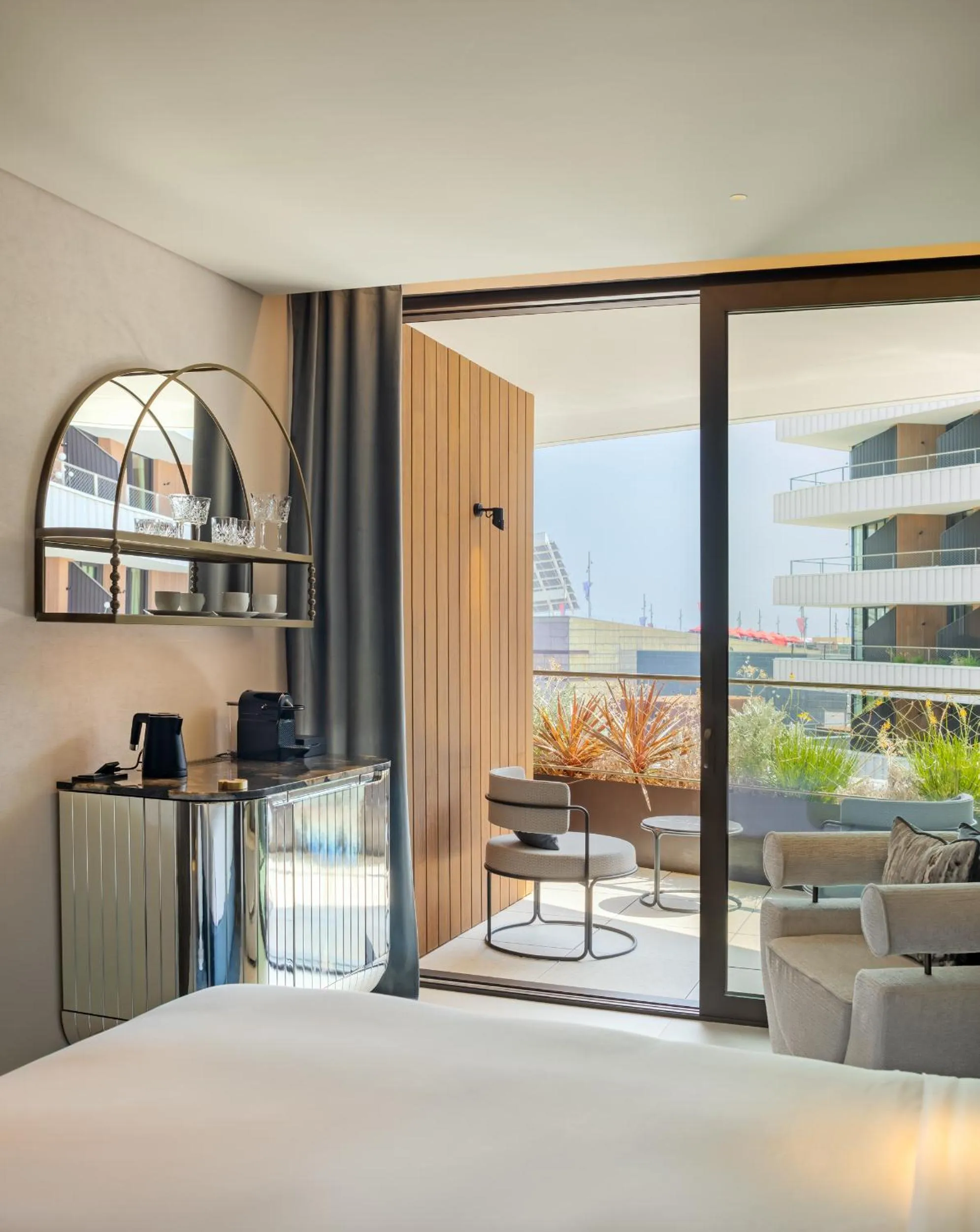 Bed in SLS Barcelona