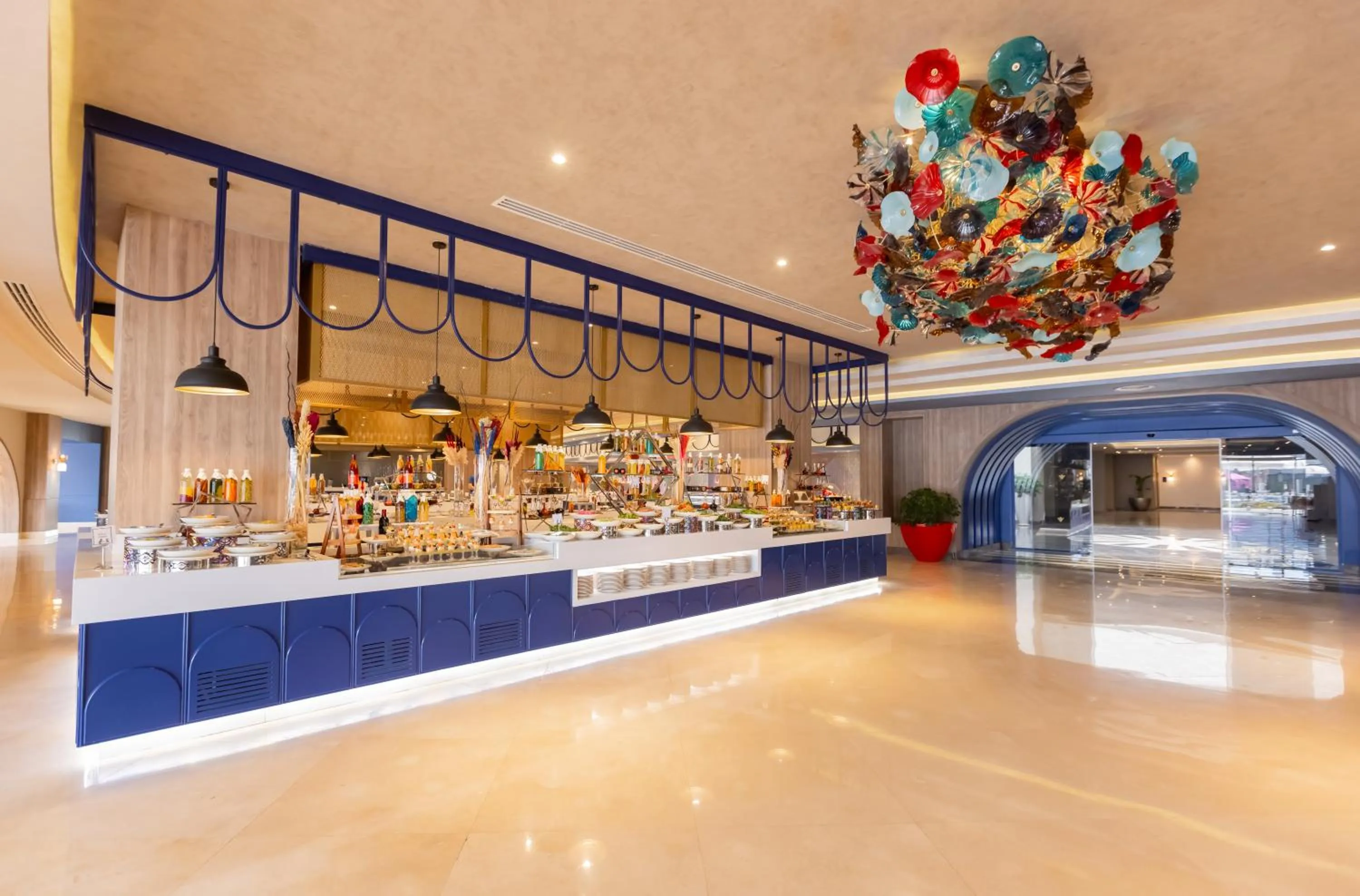 Buffet breakfast in Rixos Radamis Sharm El Sheikh