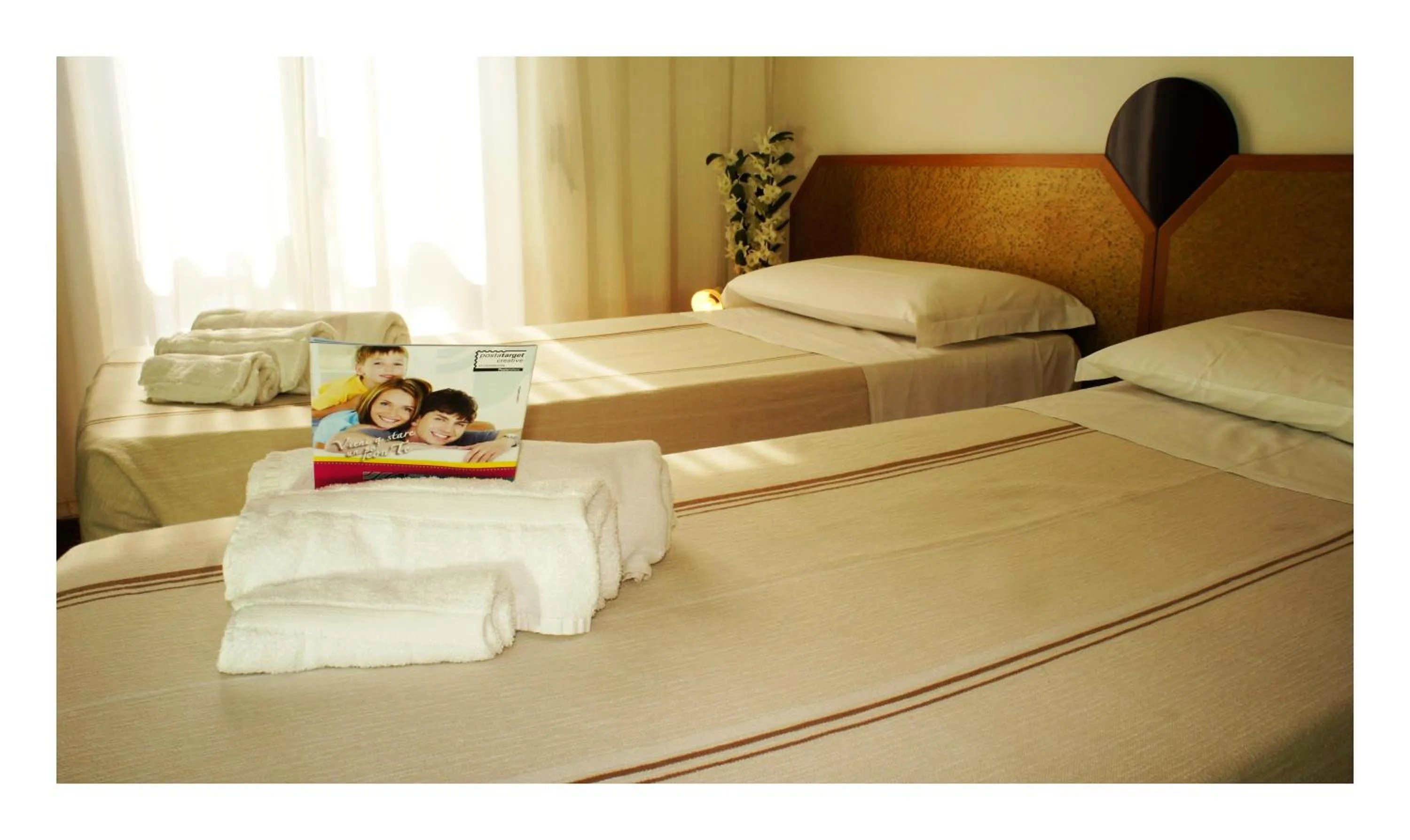 Bed in Albergo Palazzo