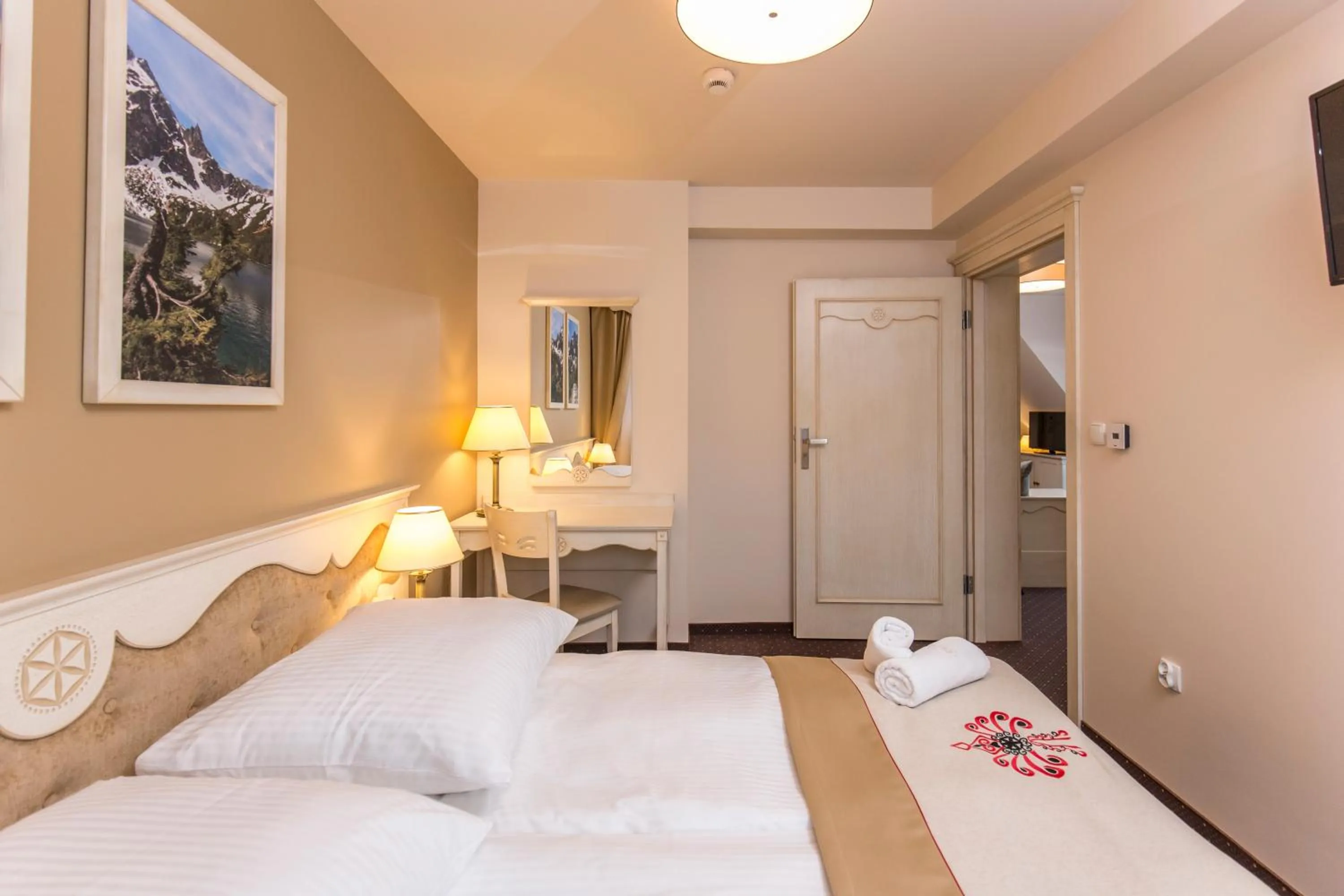 Bed in Carlina Hotel & SPA