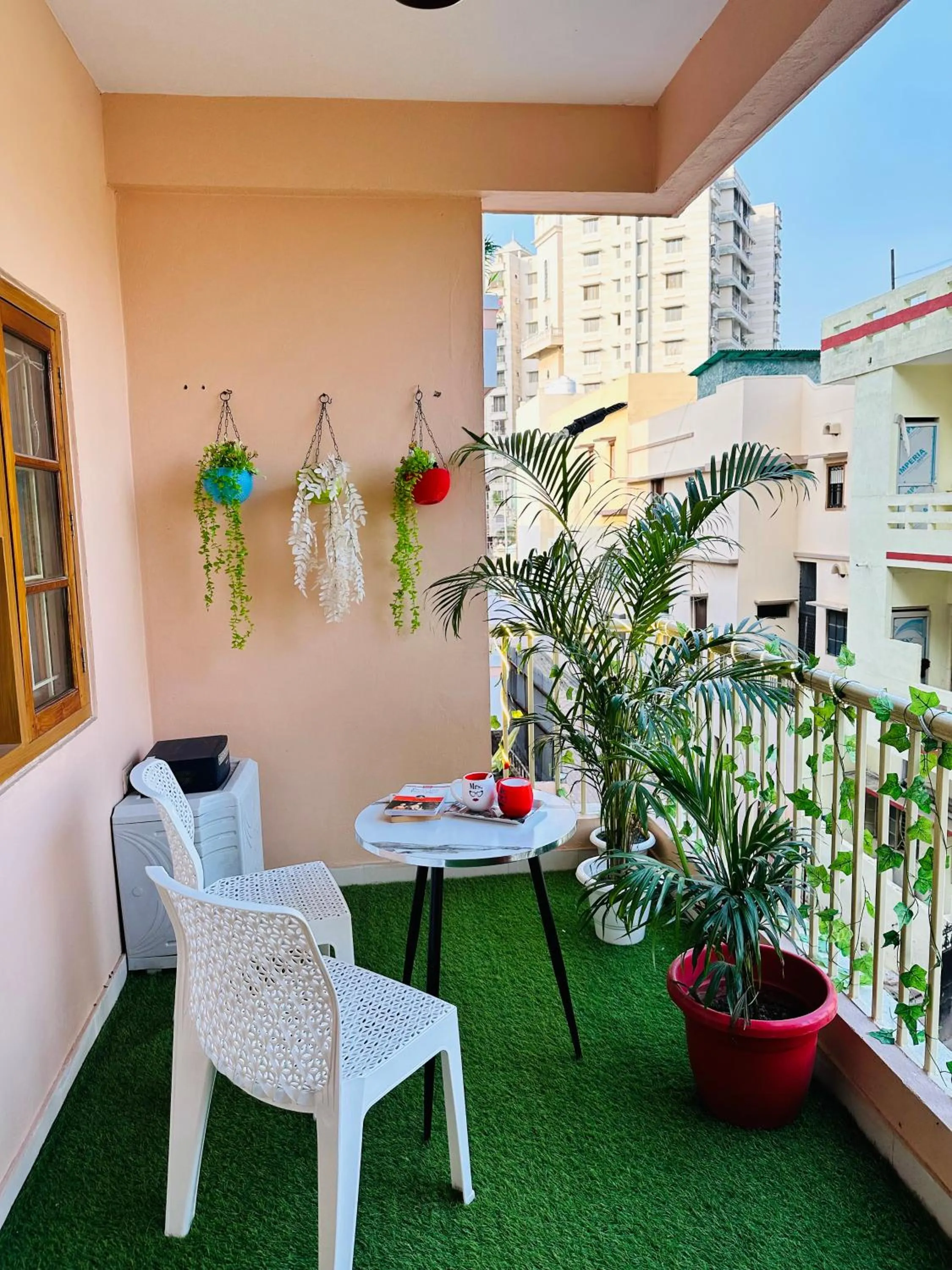 Balcony/Terrace in ZoomStay - 3BHK Apartments