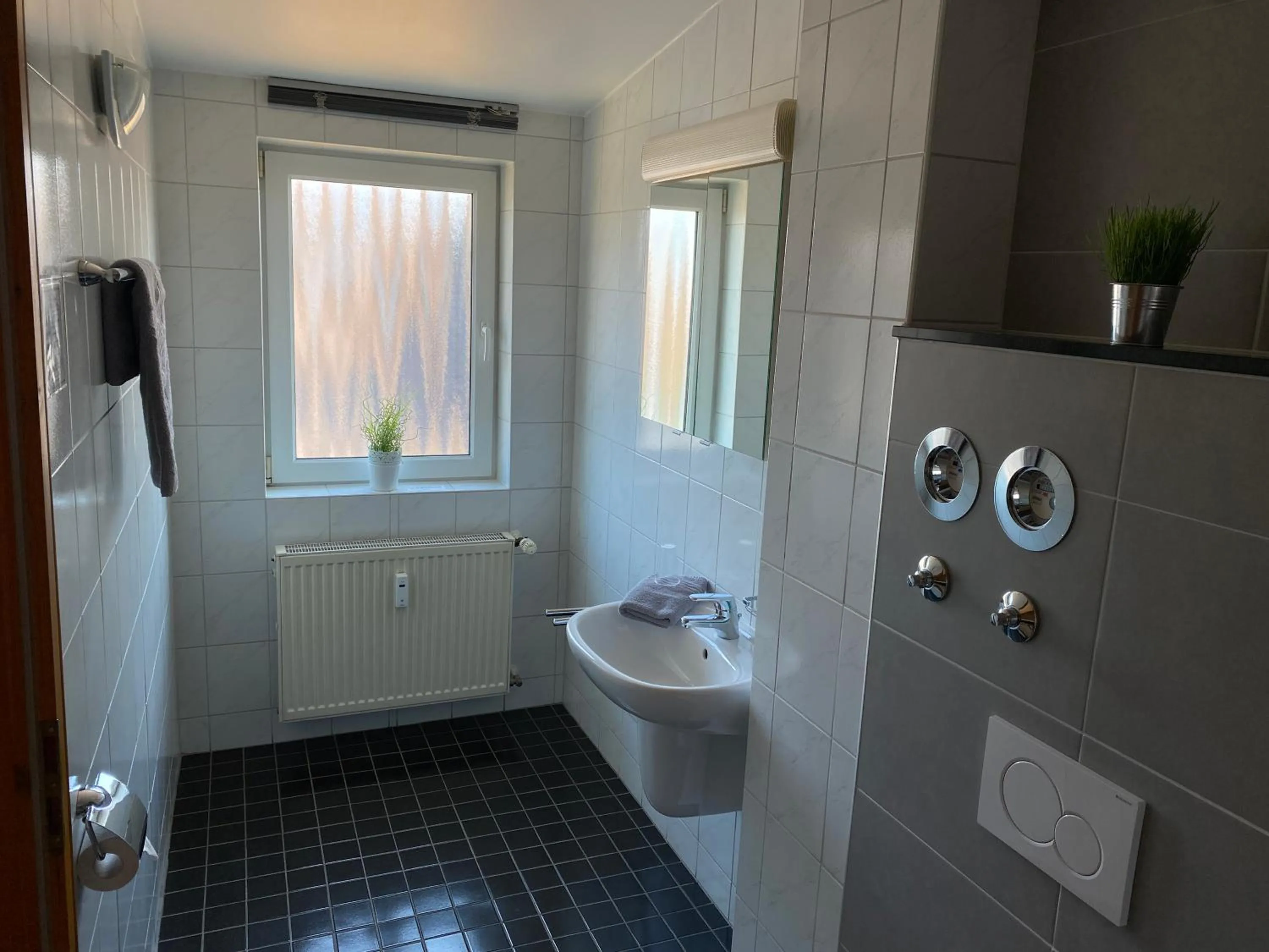 Toilet in Hotel Gute Nacht