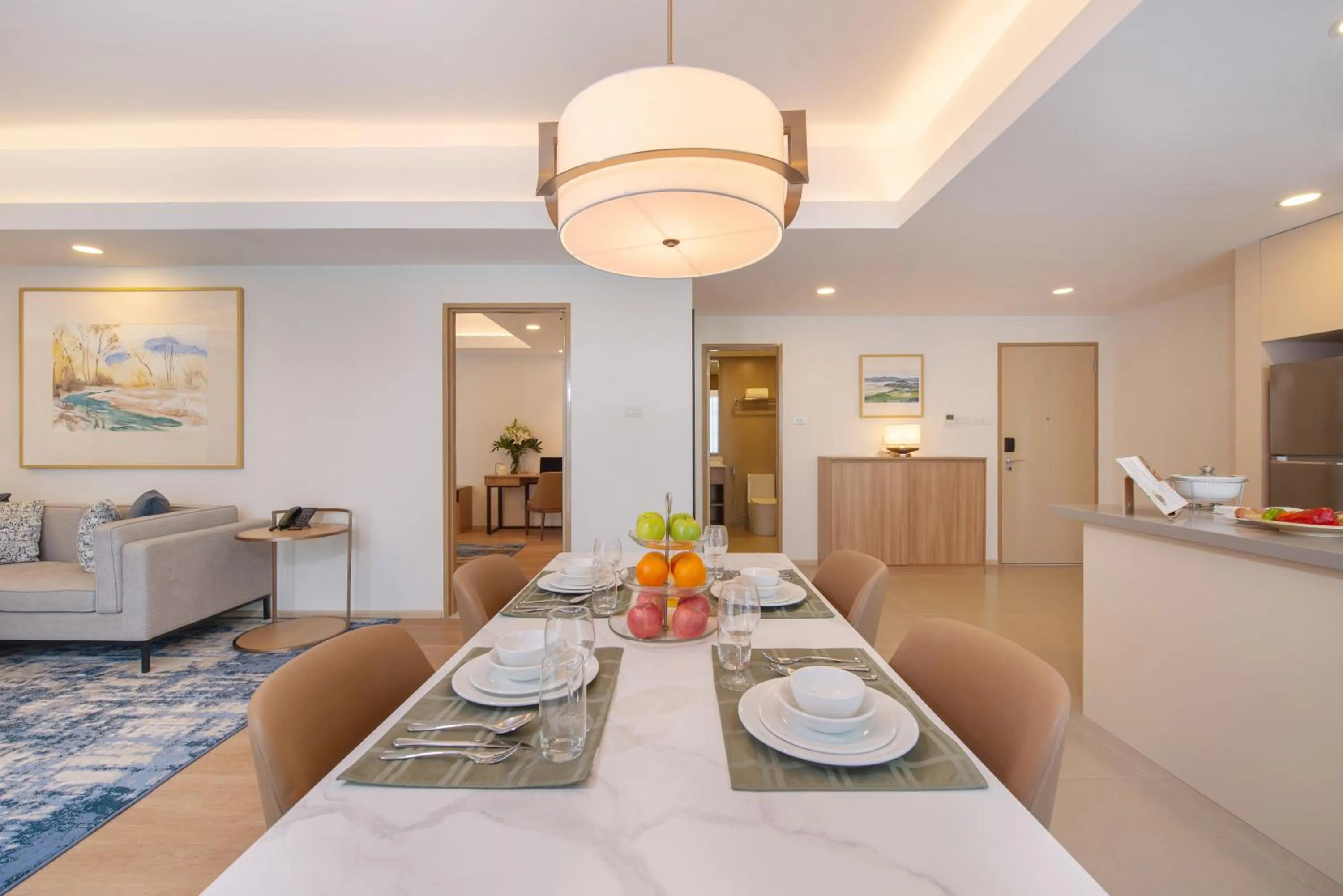 Dining area in Somerset Valero Makati