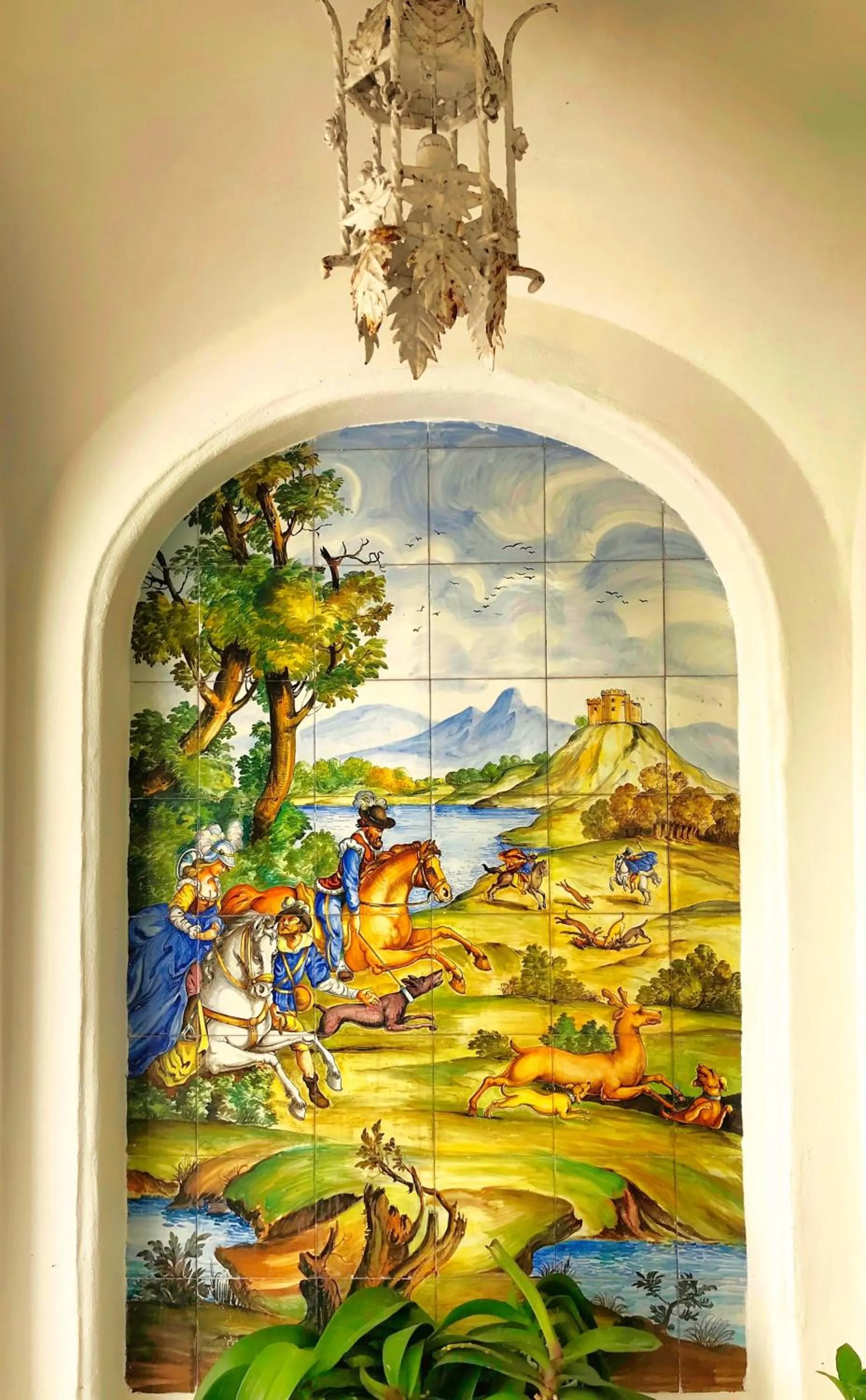 Decorative detail in Villa Silia