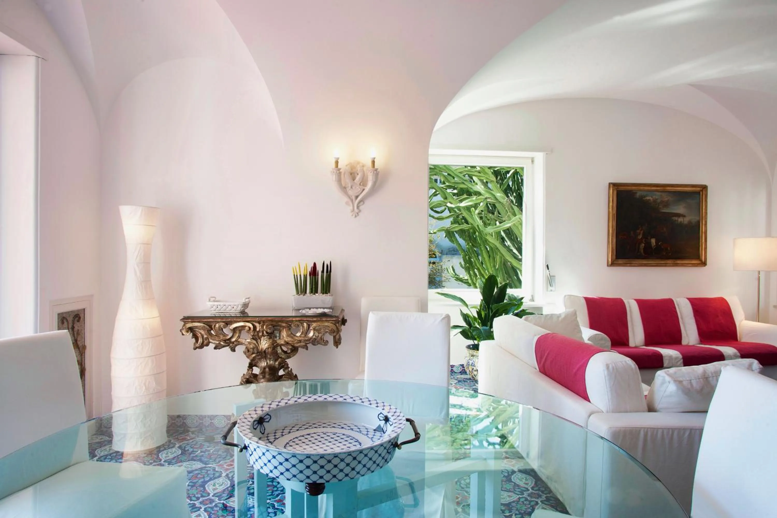 Living room in Villa Silia
