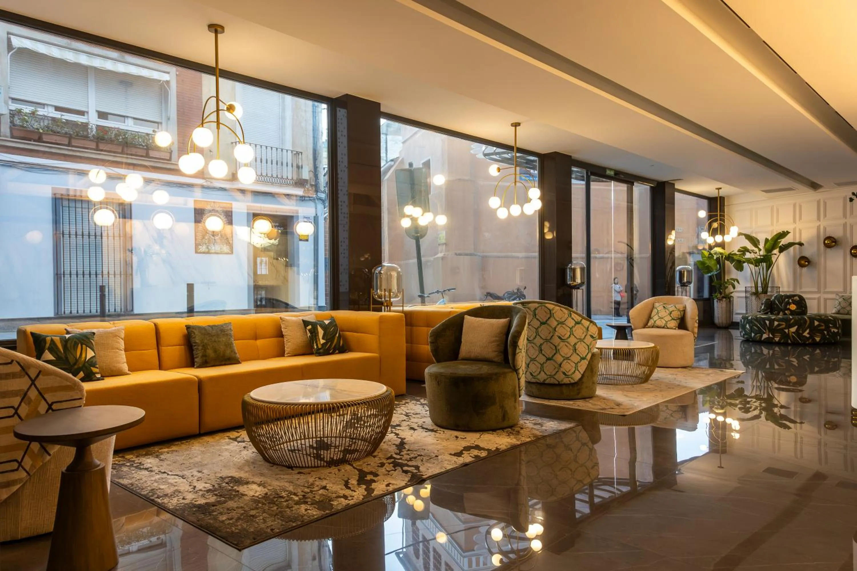 Lobby or reception in Hotel Las Tres Campanas