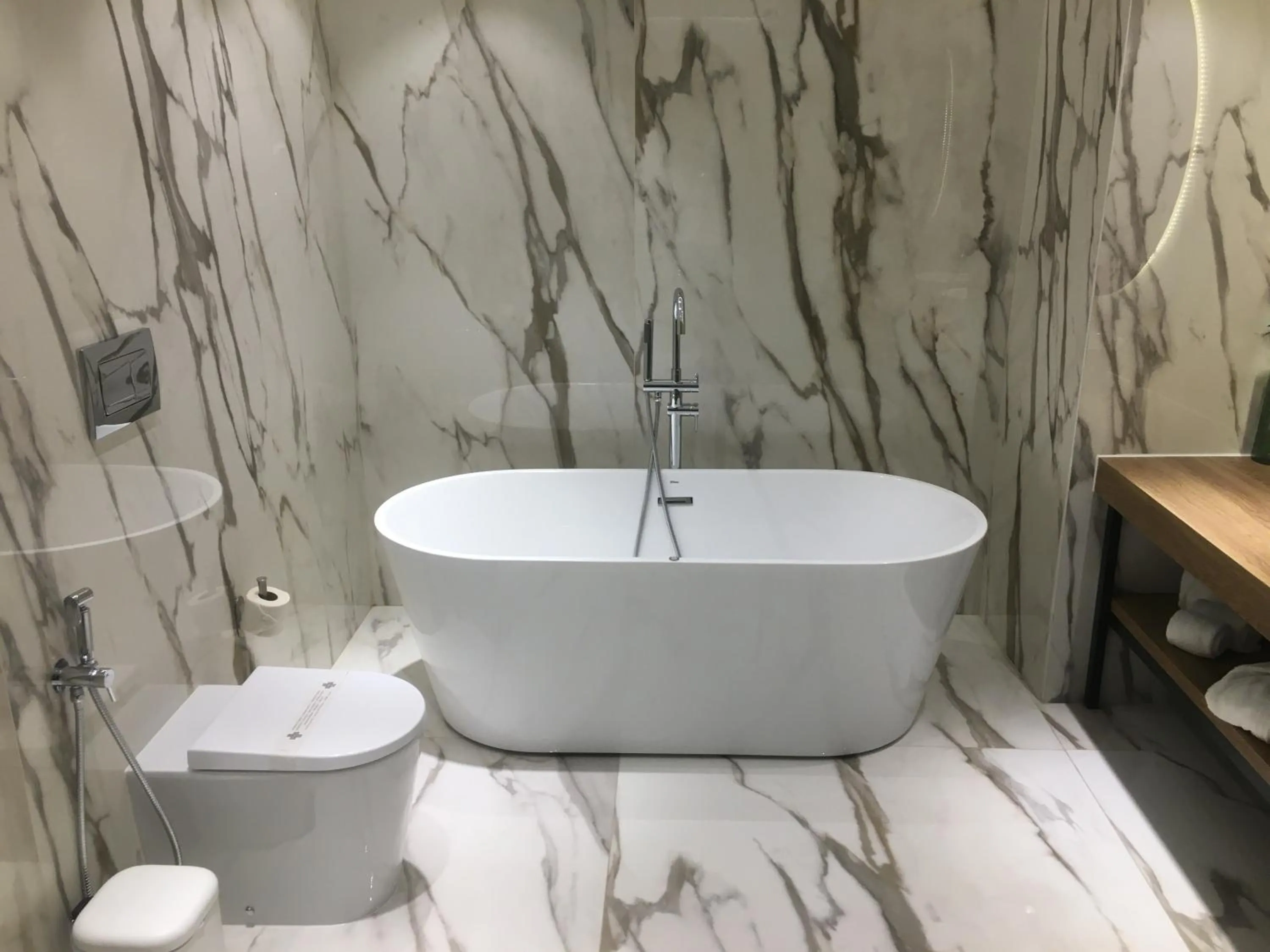 Bath in Hotel Las Tres Campanas