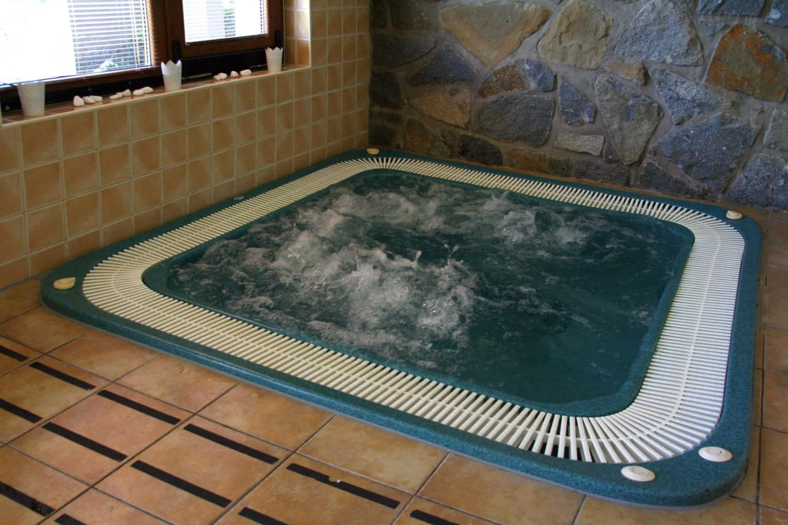 Hot Tub in Hotel Vyhlídka