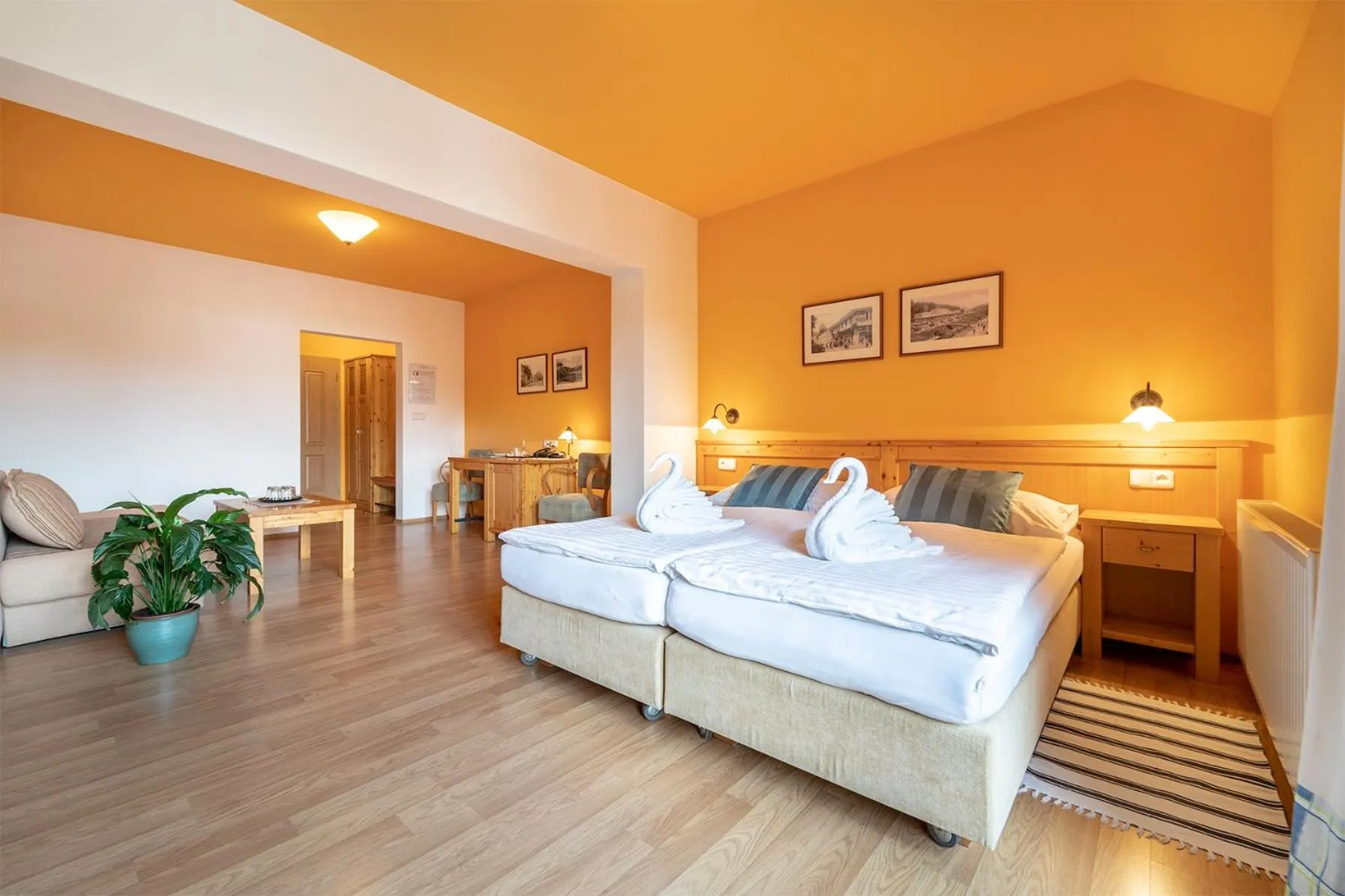 Photo of the whole room, Bed in Hotel Vyhlídka