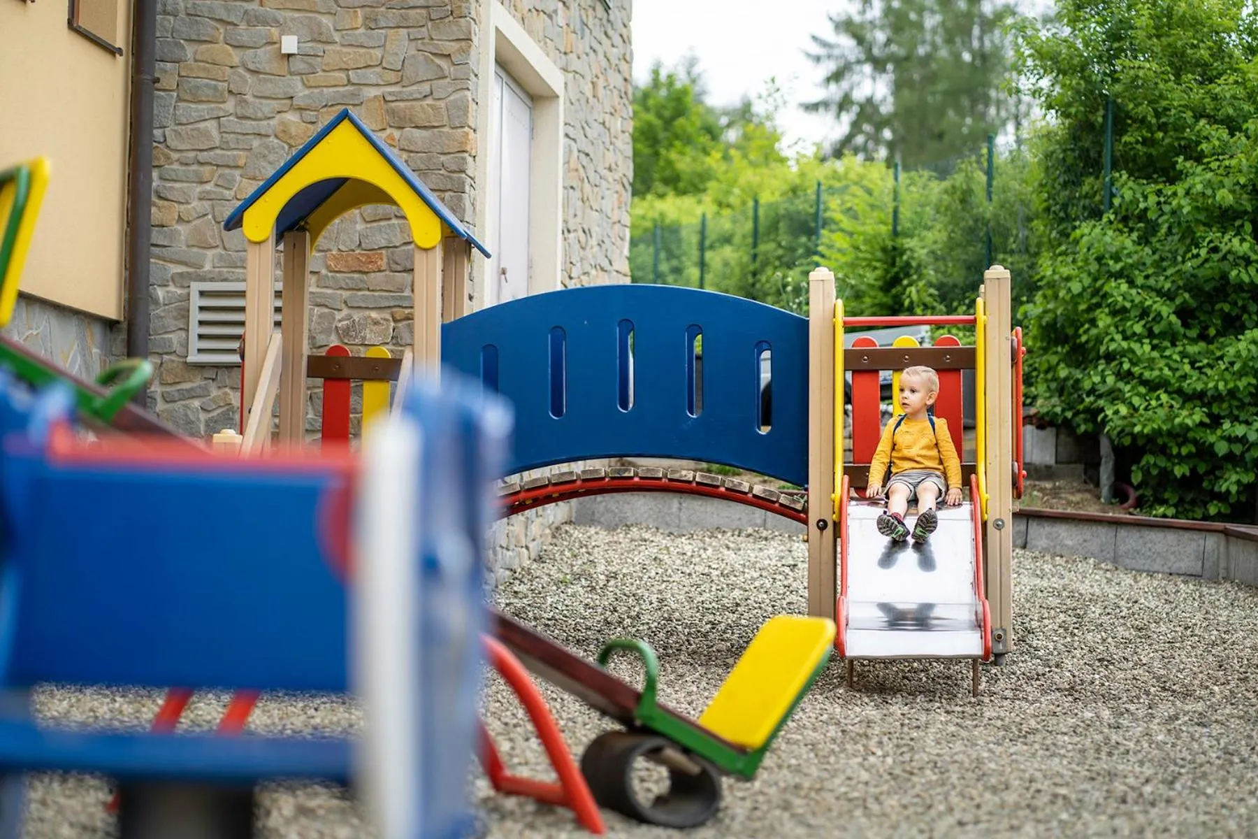 Children play ground in Hotel Vyhlídka