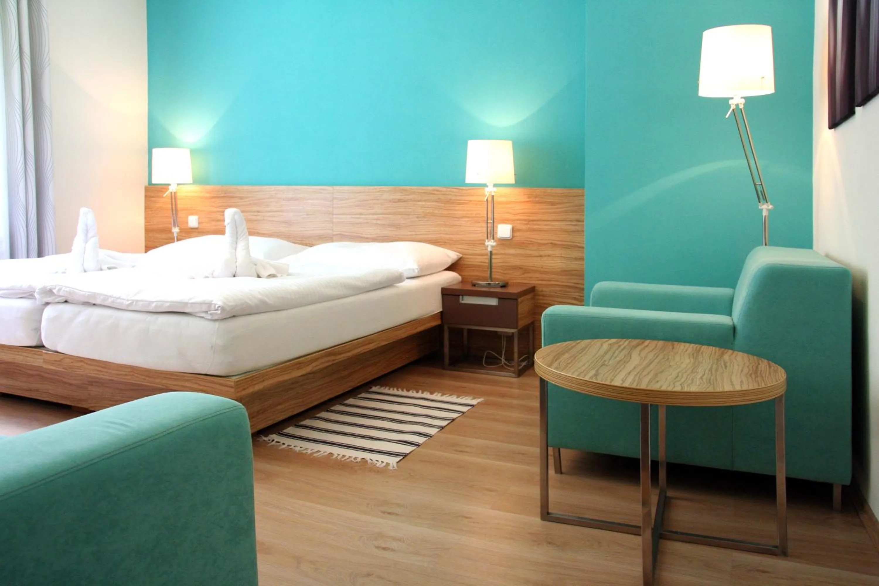 Bed in Hotel Vyhlídka