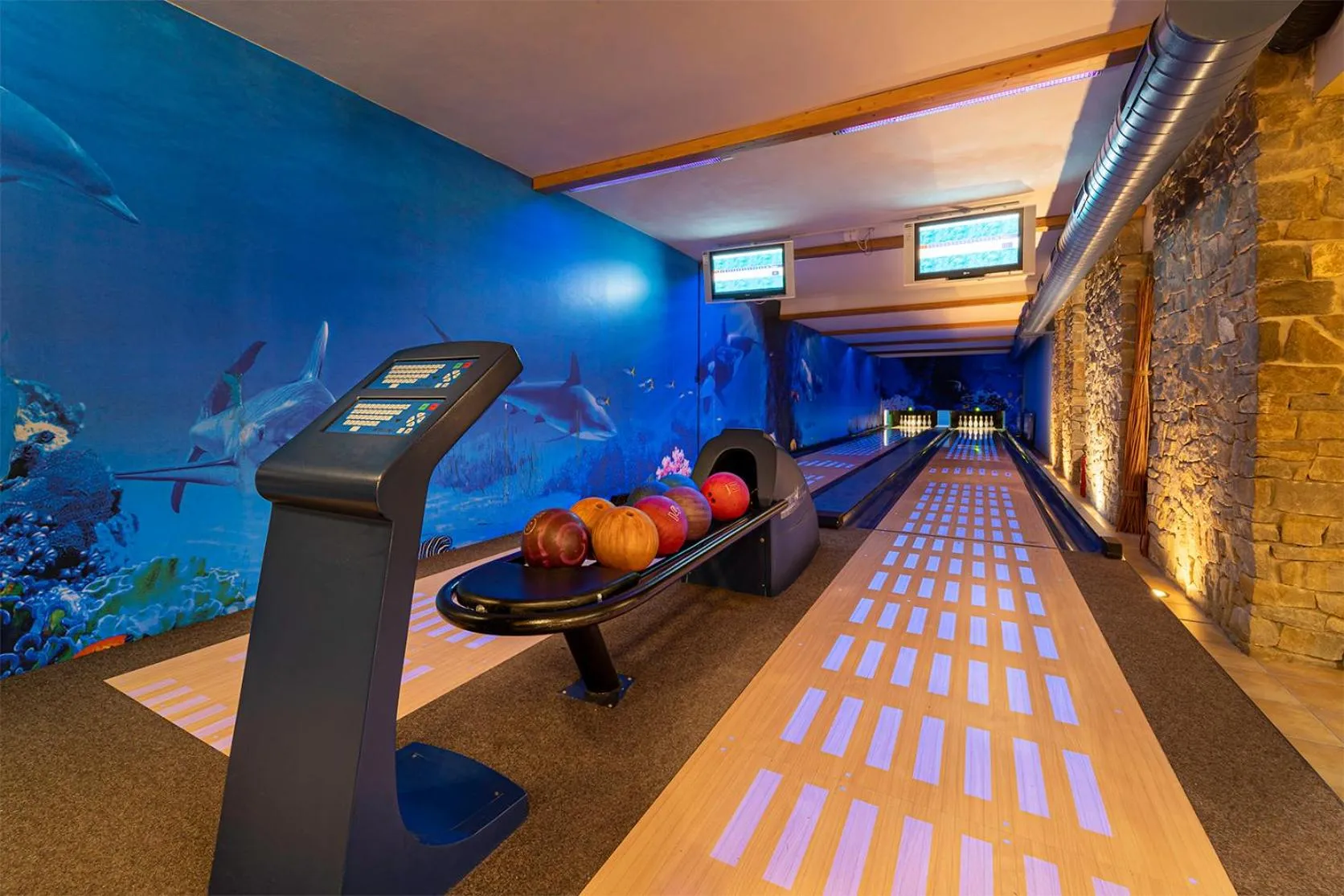 Fitness centre/facilities in Hotel Vyhlídka