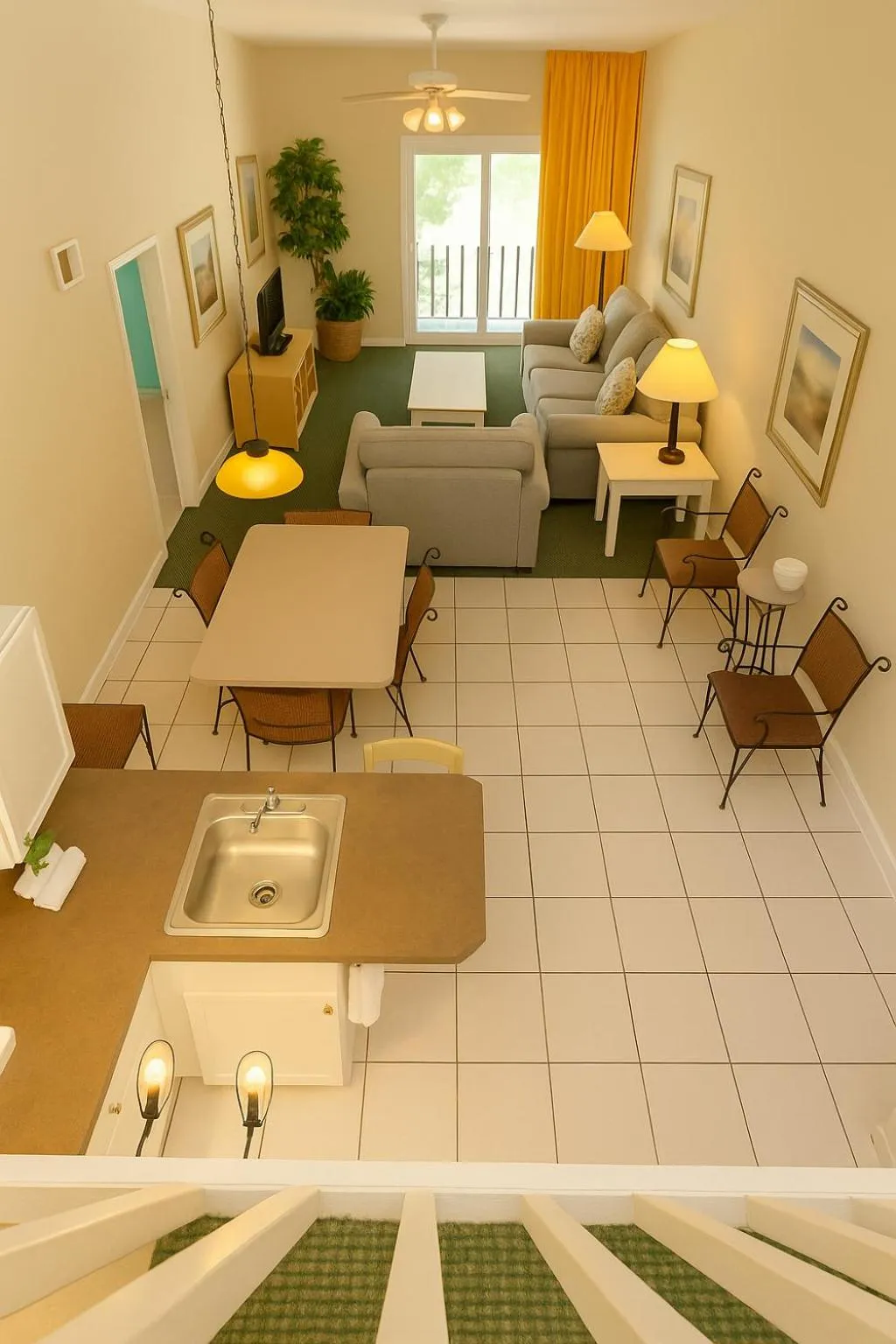 Living room in Players Club Resort