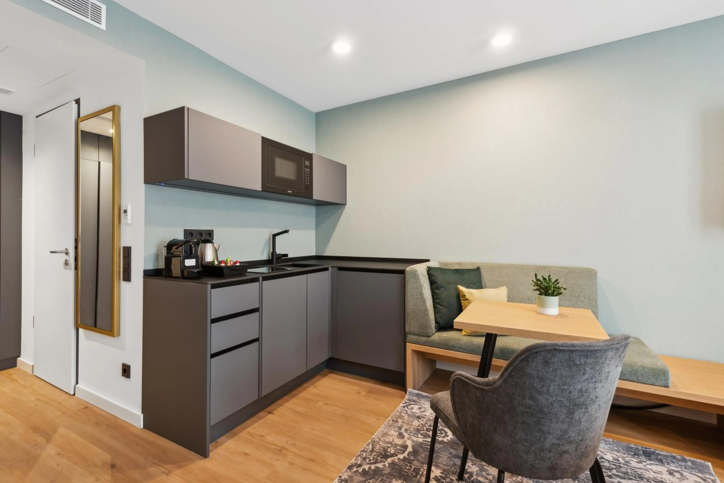 Kitchen or kitchenette in Nena Apartments München City